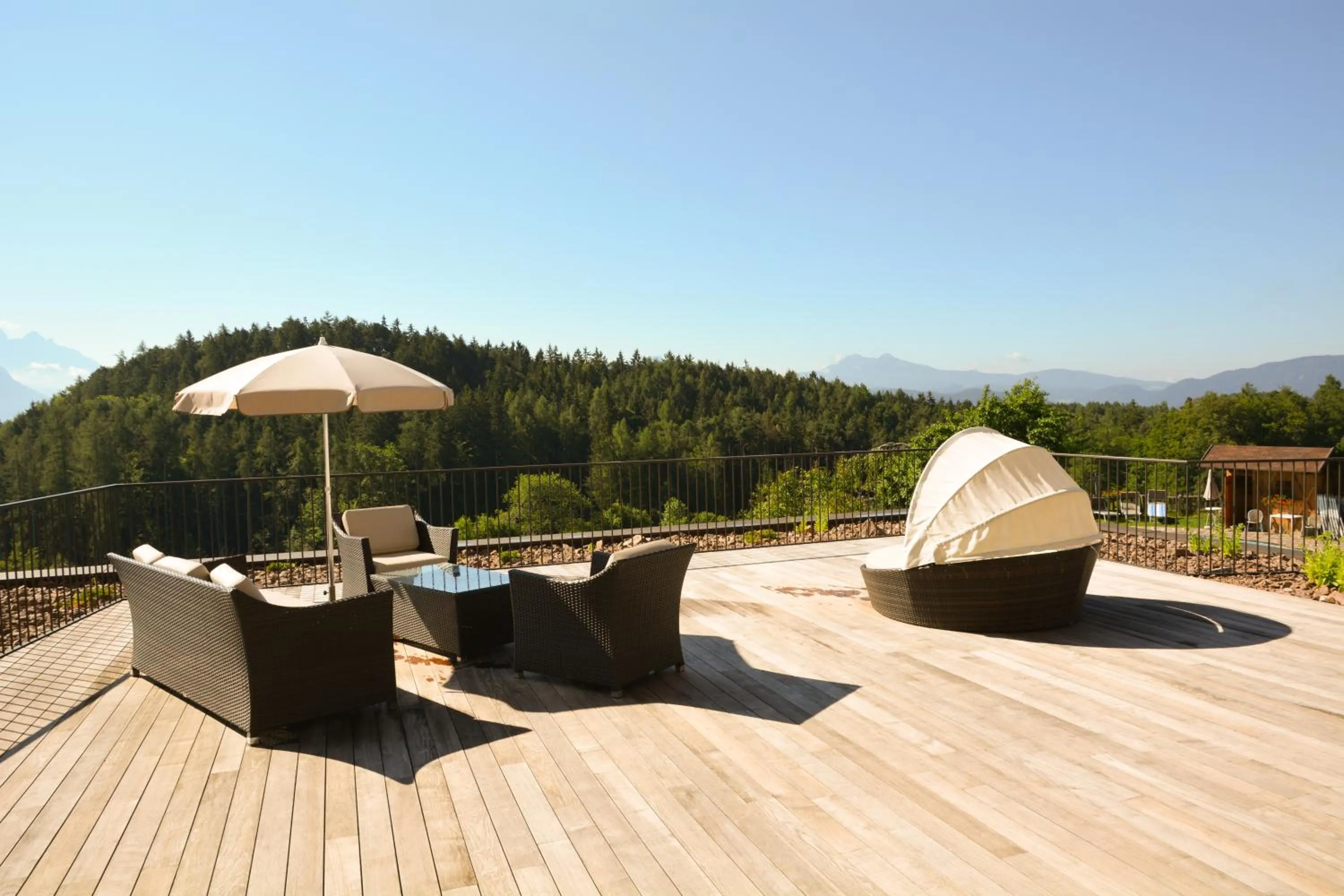 Balcony/Terrace in Hotel Lichtenstern