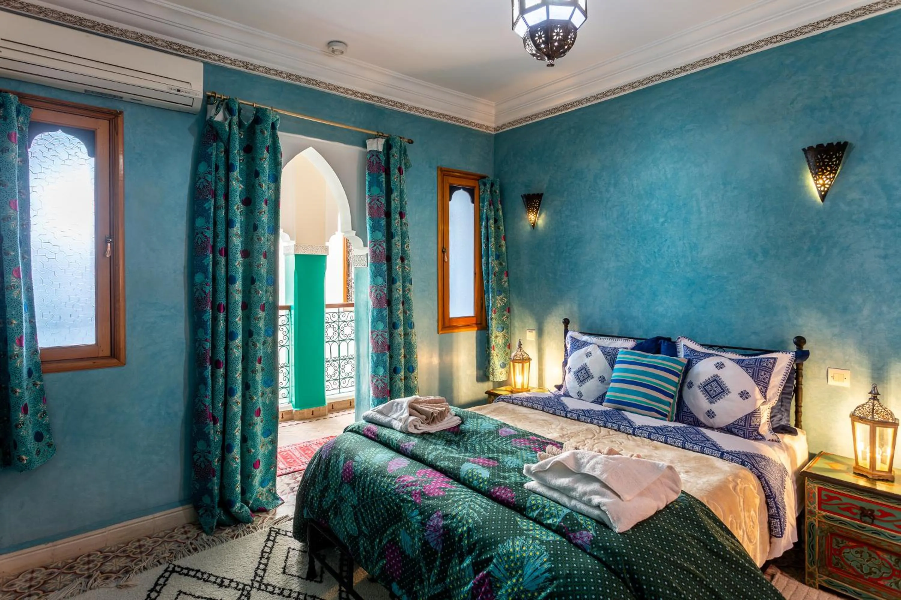 Bed in Riad Bianca Marrakech