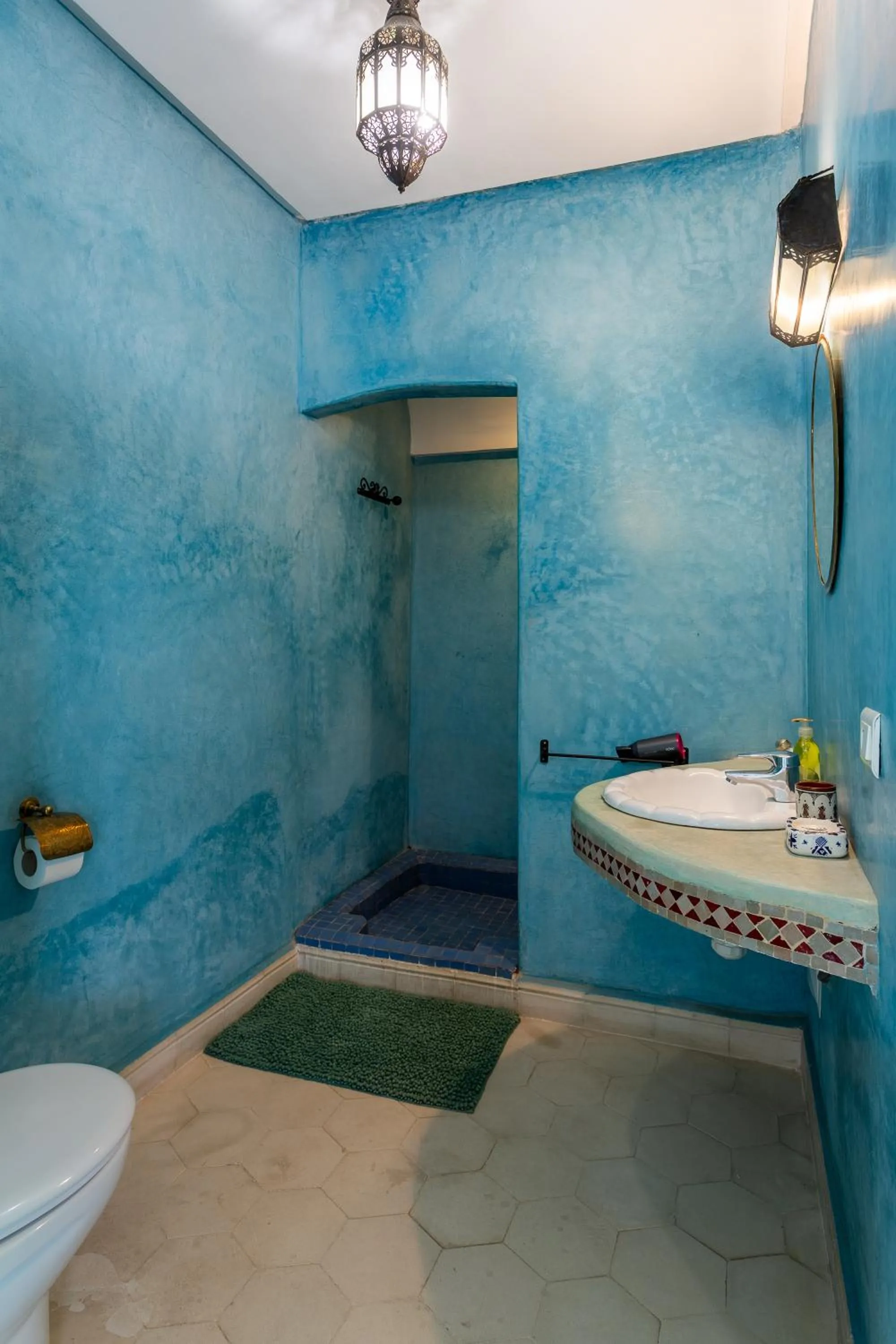 Shower in Riad Bianca Marrakech