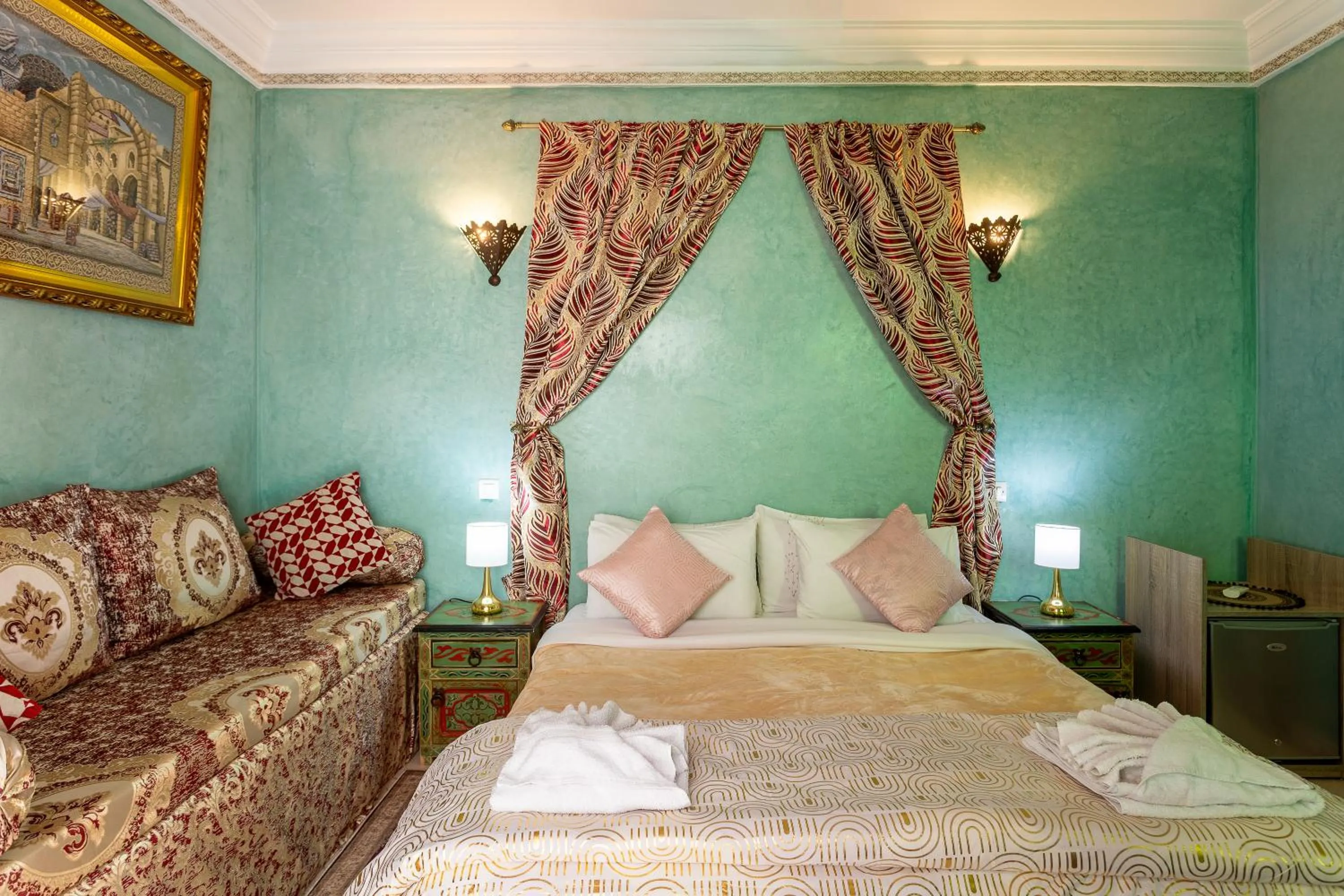 Bed in Riad Bianca Marrakech