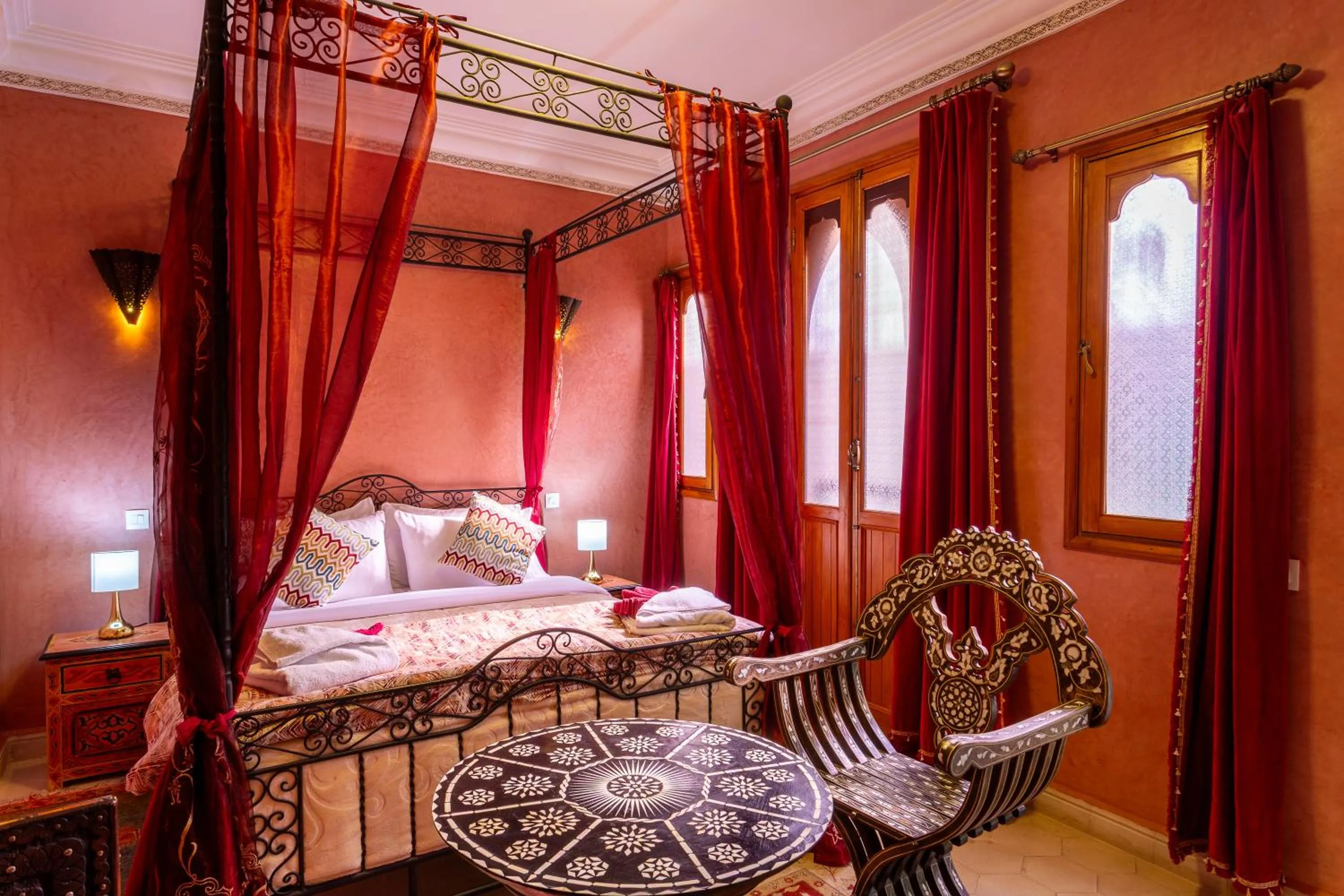 Bed in Riad Bianca Marrakech
