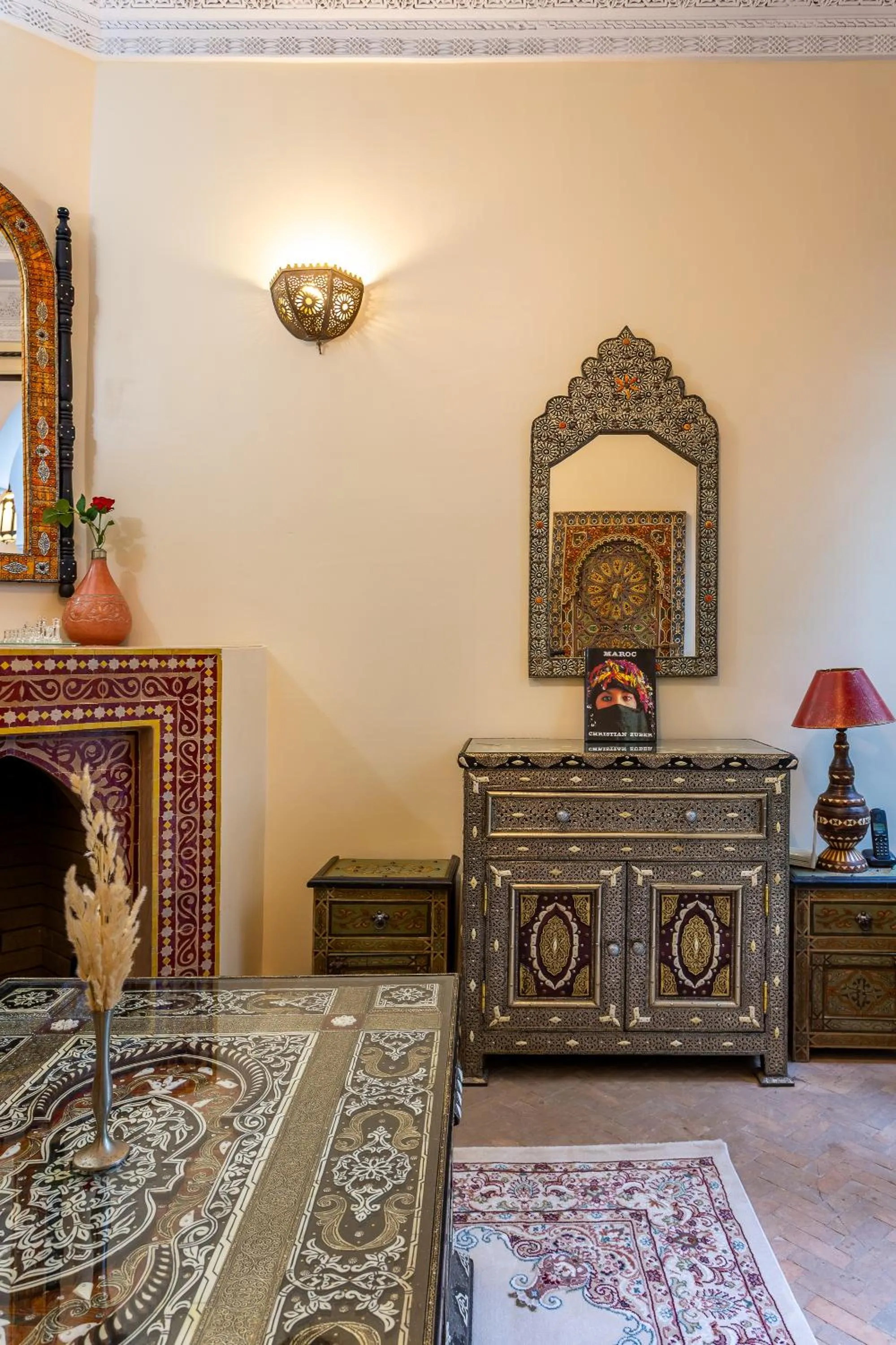 Living room in Riad Bianca Marrakech