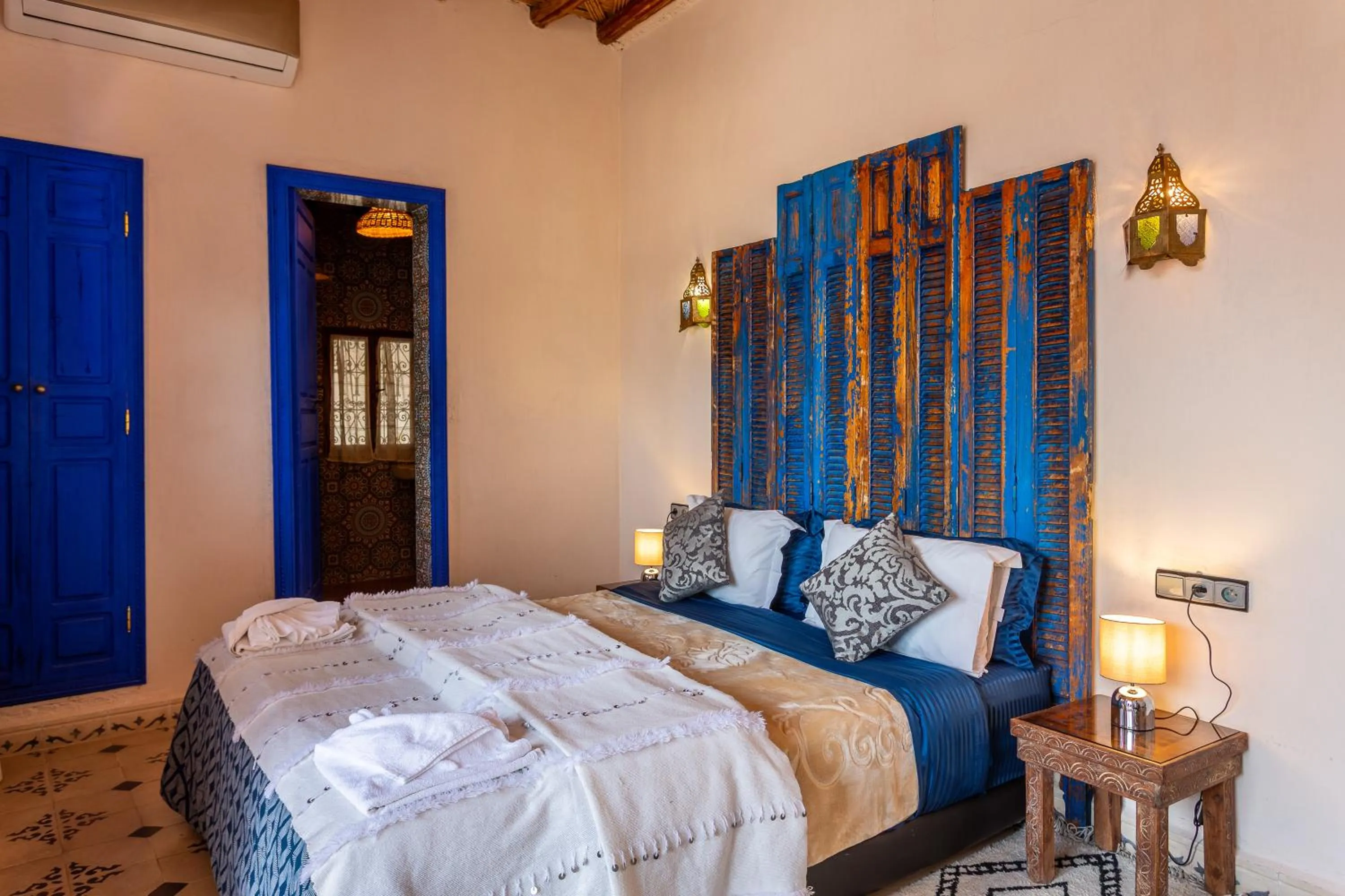 Bed in Riad Bianca Marrakech