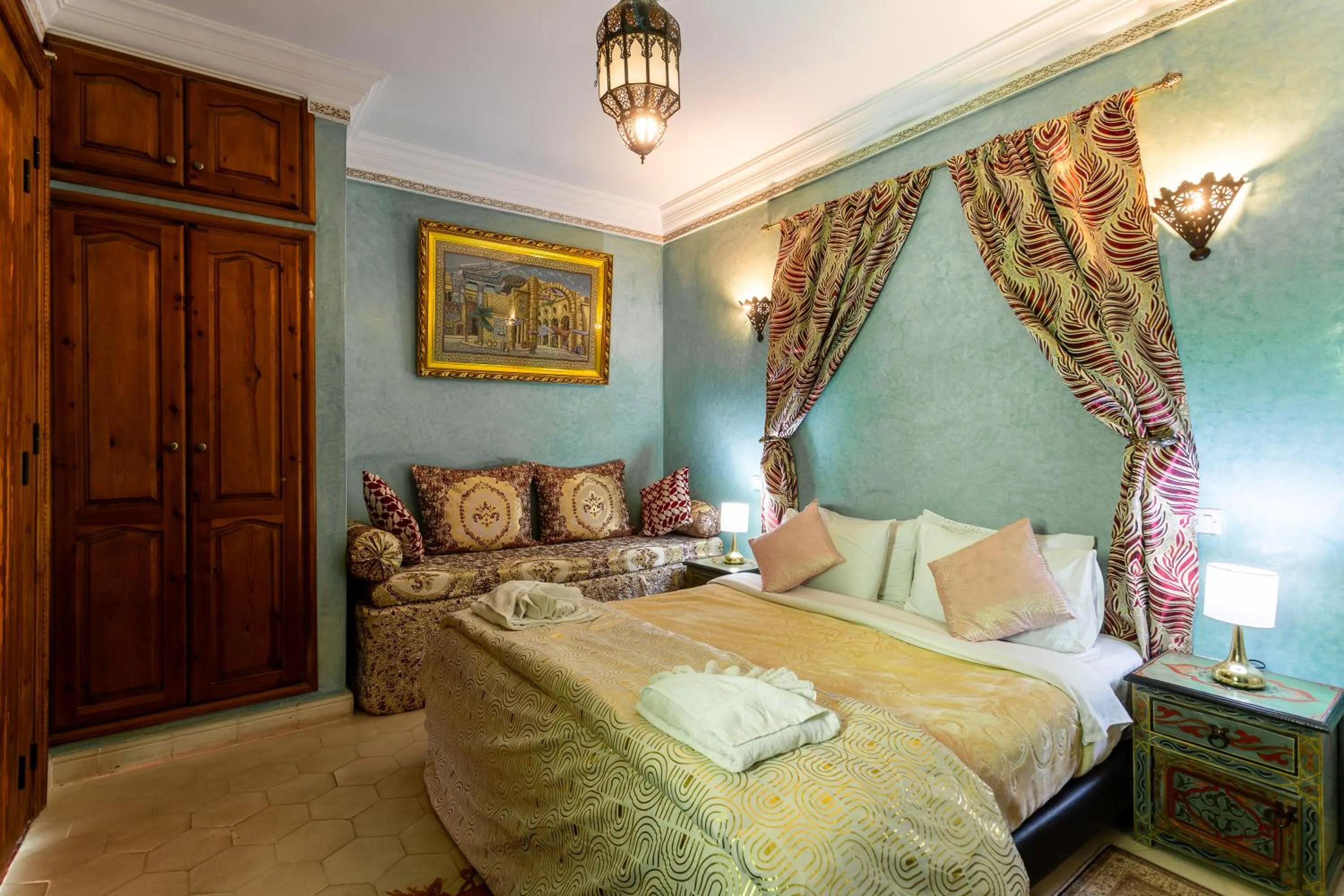 Bed in Riad Bianca Marrakech