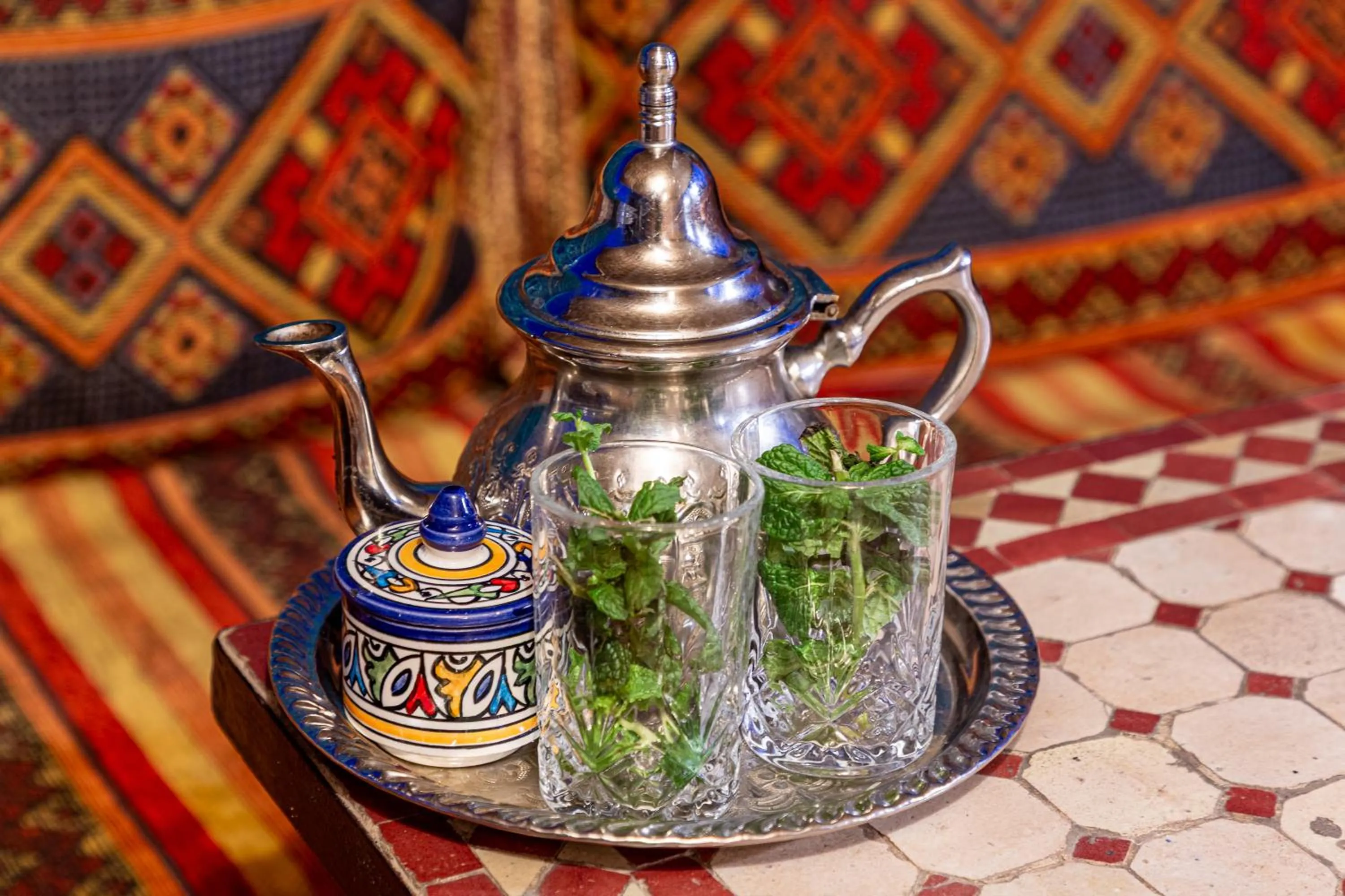 Drinks in Riad Bianca Marrakech