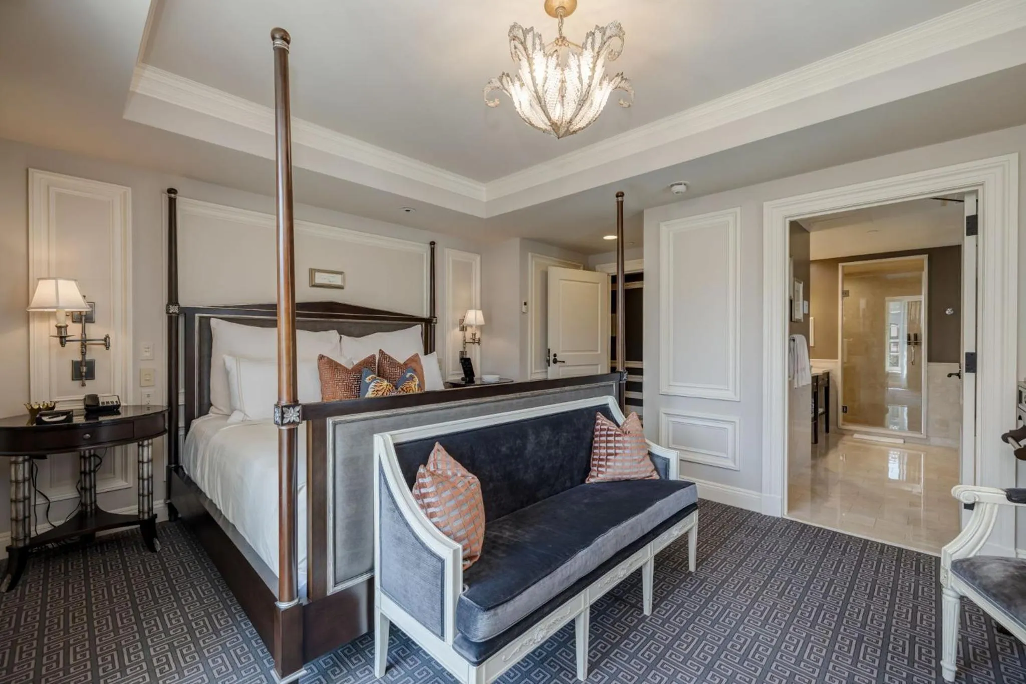 Bedroom in The Jefferson Hotel