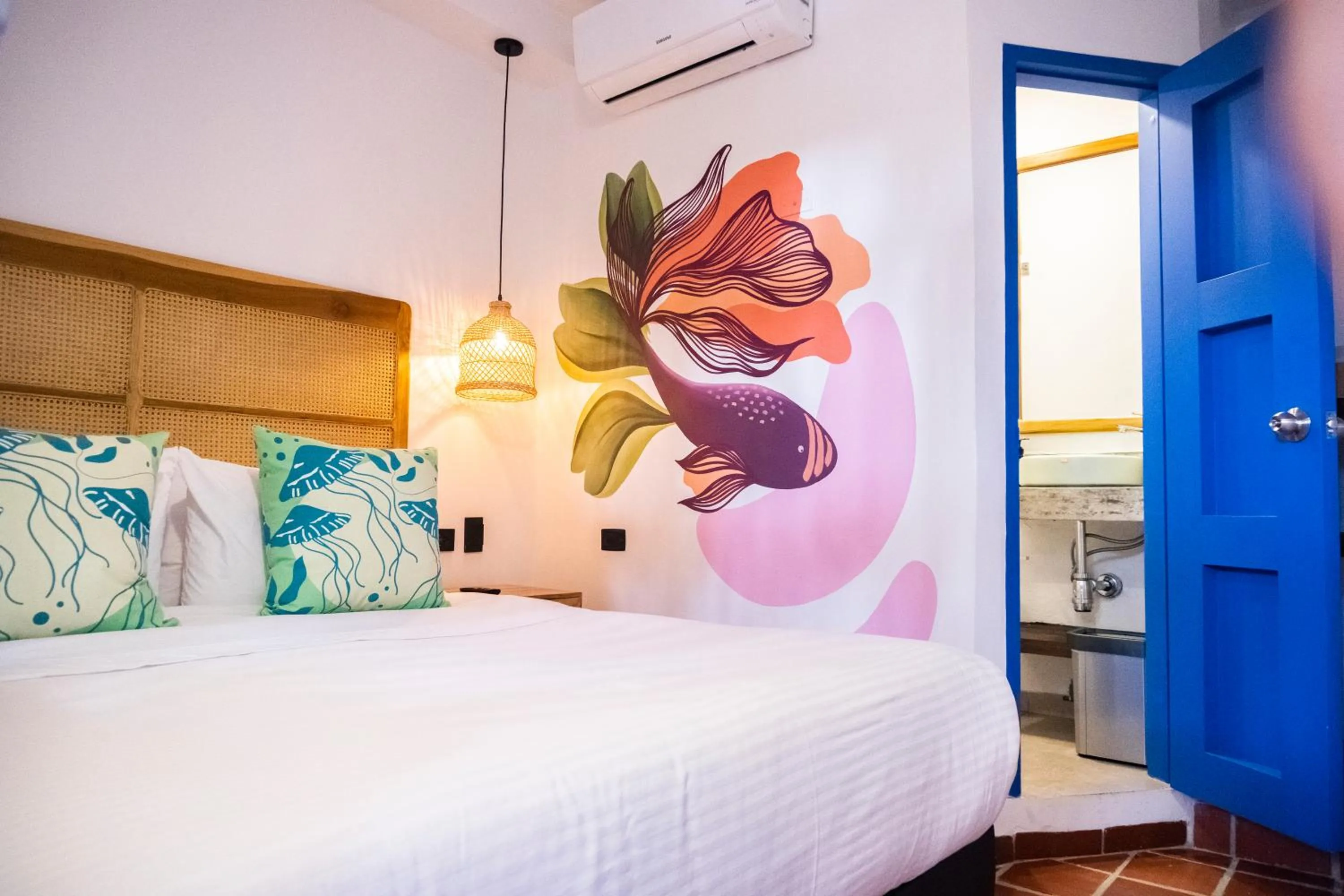 Bedroom, Bed in Hotel Casa Baluarte