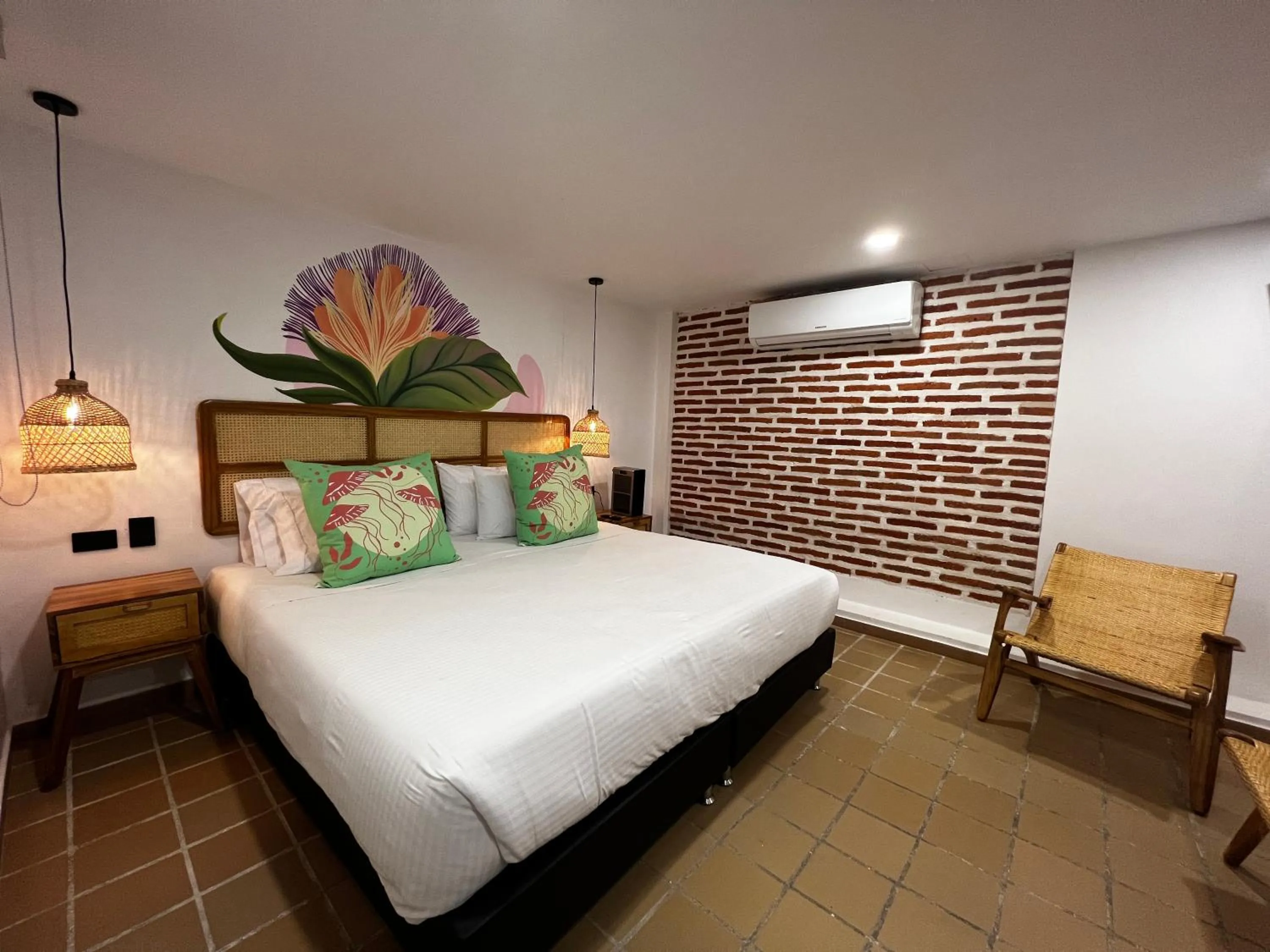 Bed in Hotel Casa Baluarte