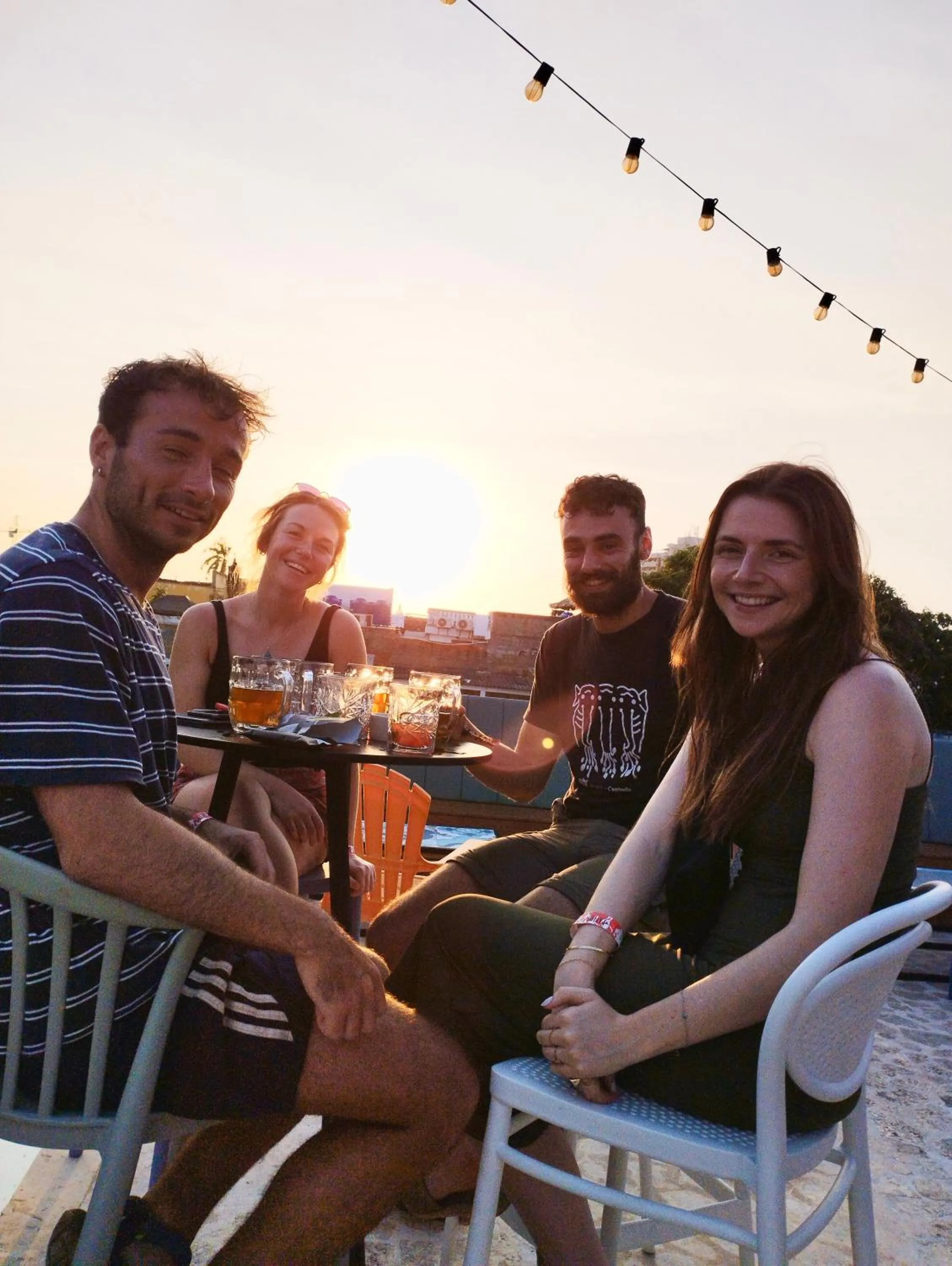 group of guests in Hotel Casa Baluarte
