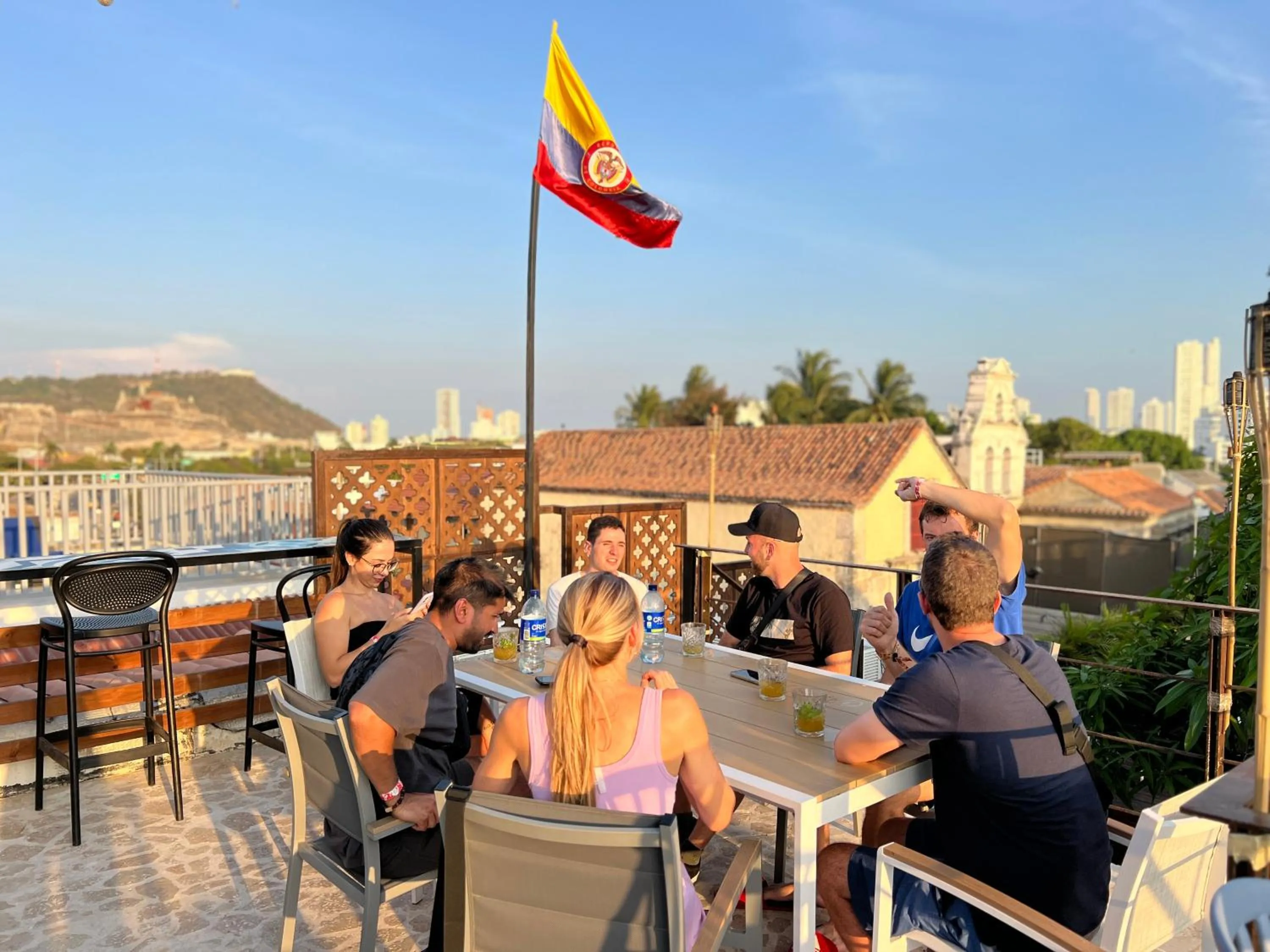 group of guests in Hotel Casa Baluarte