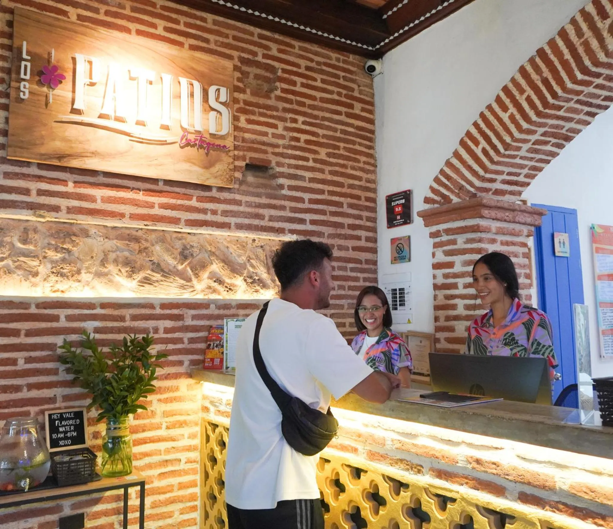 Lobby or reception in Hotel Casa Baluarte