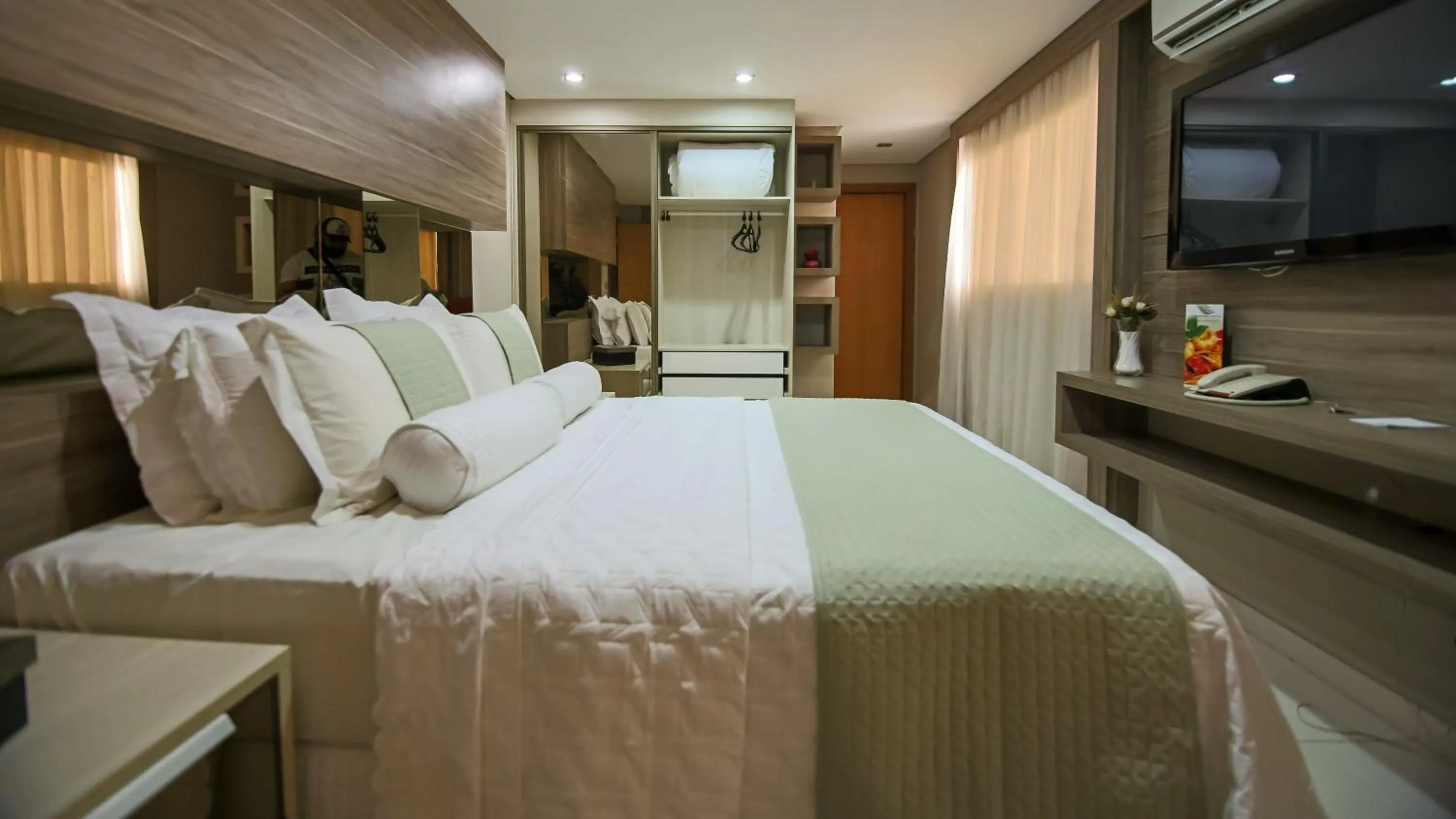 Bed in Rapport Hotel