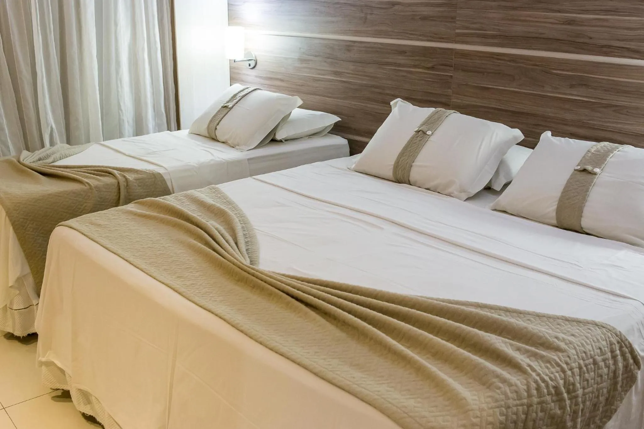 Bed in Rapport Hotel