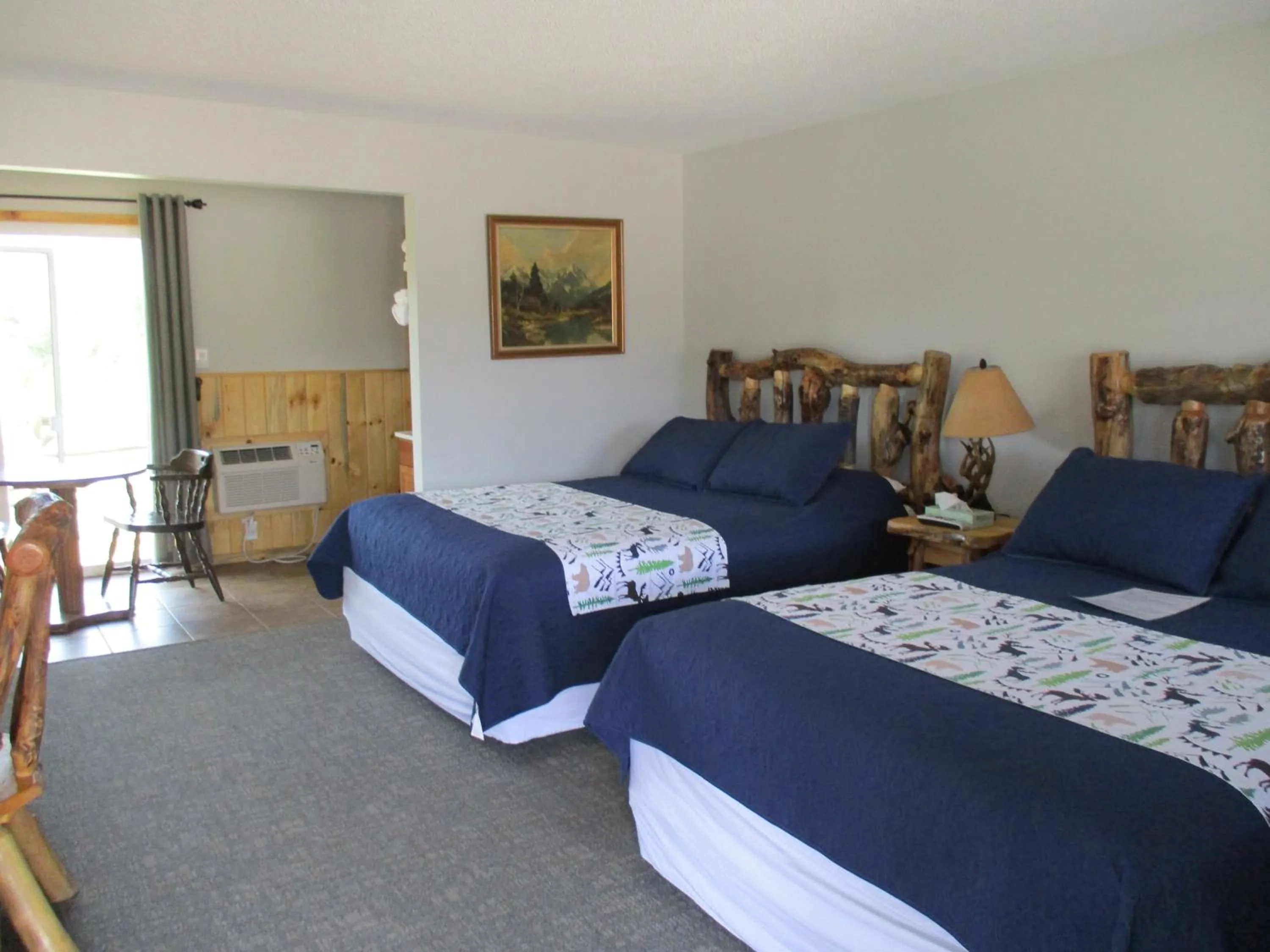 Bed in Yellowstone Valley Inn