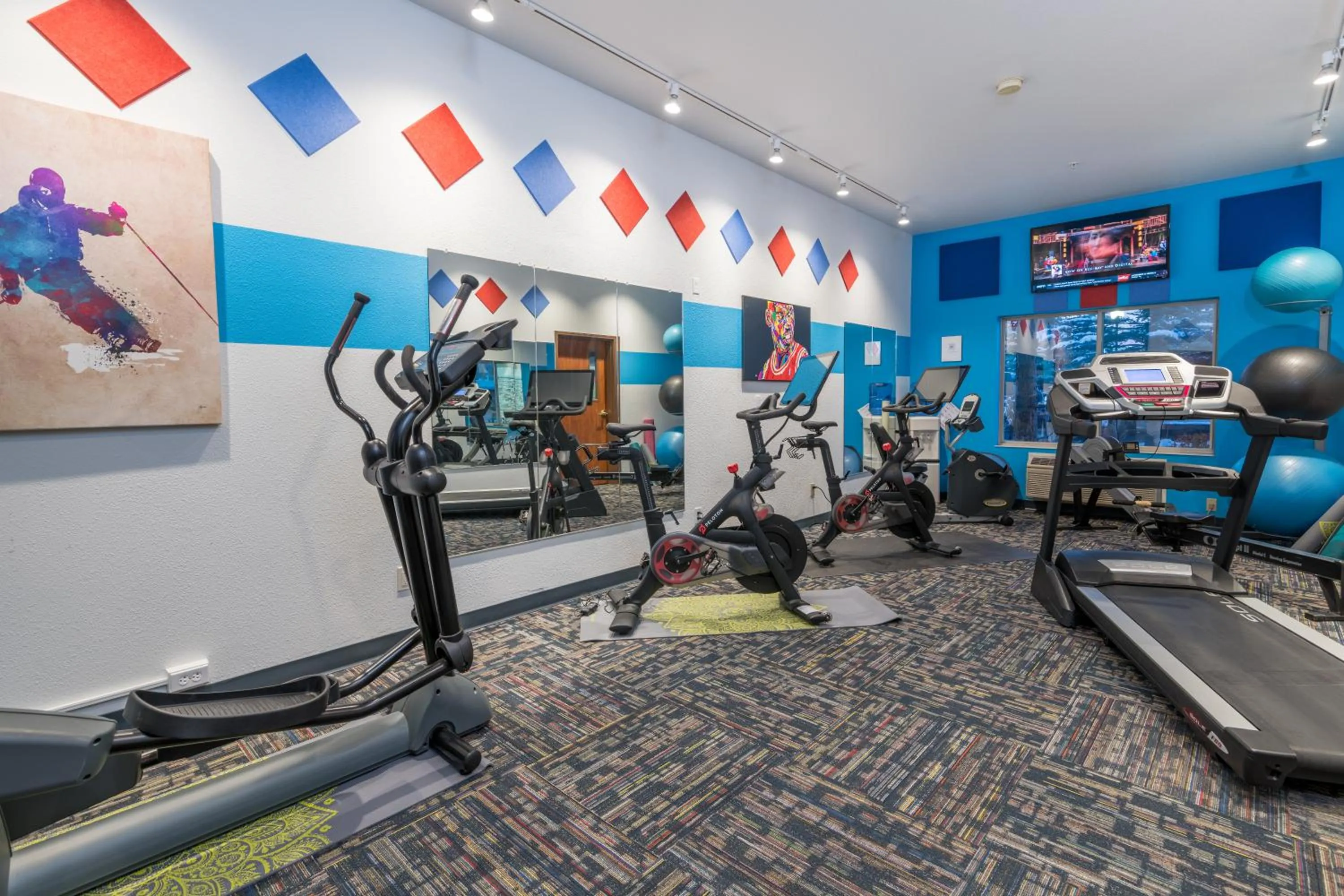Fitness centre/facilities in Wood River Inn & Suite