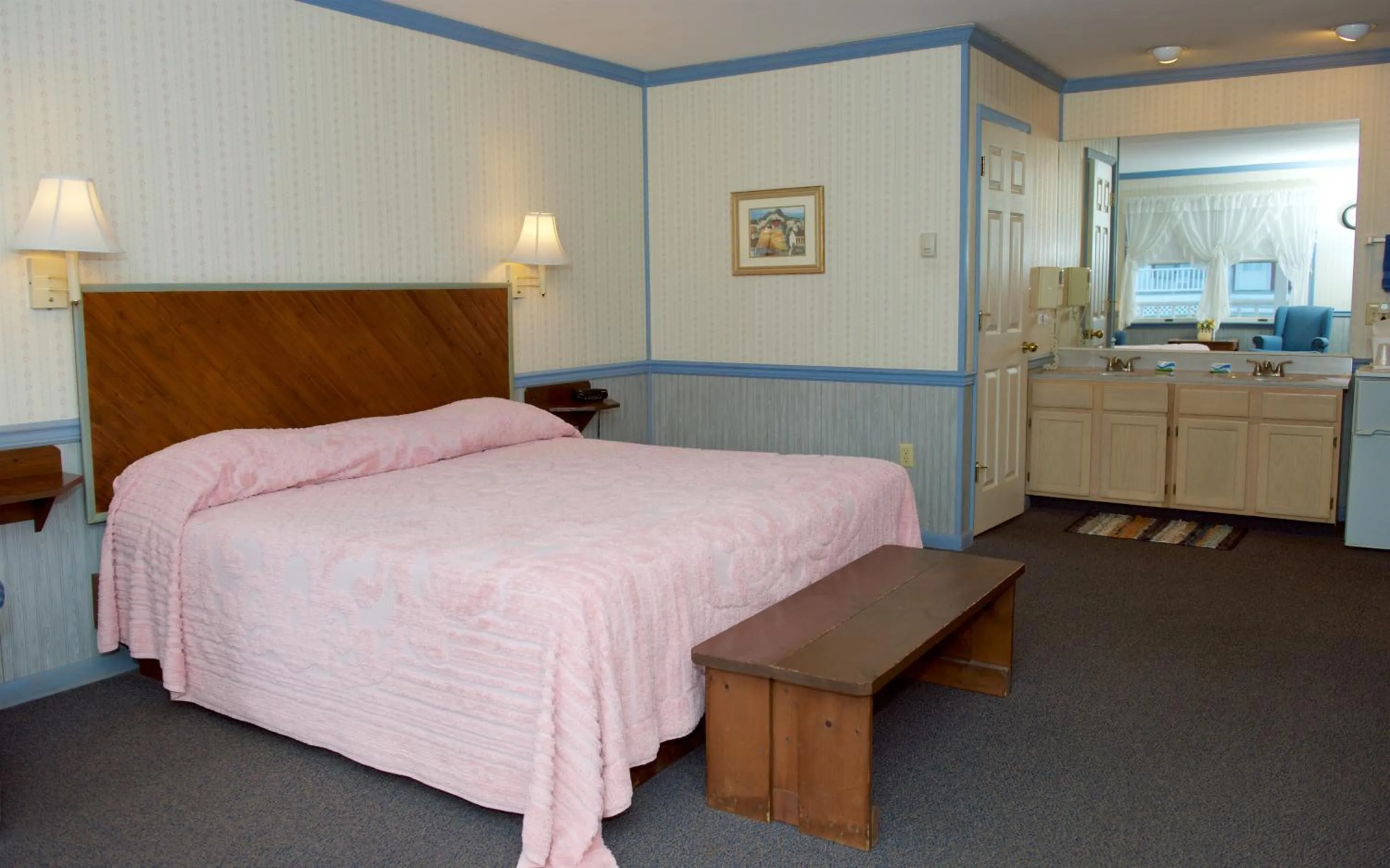 Bed in Myer Country Motel