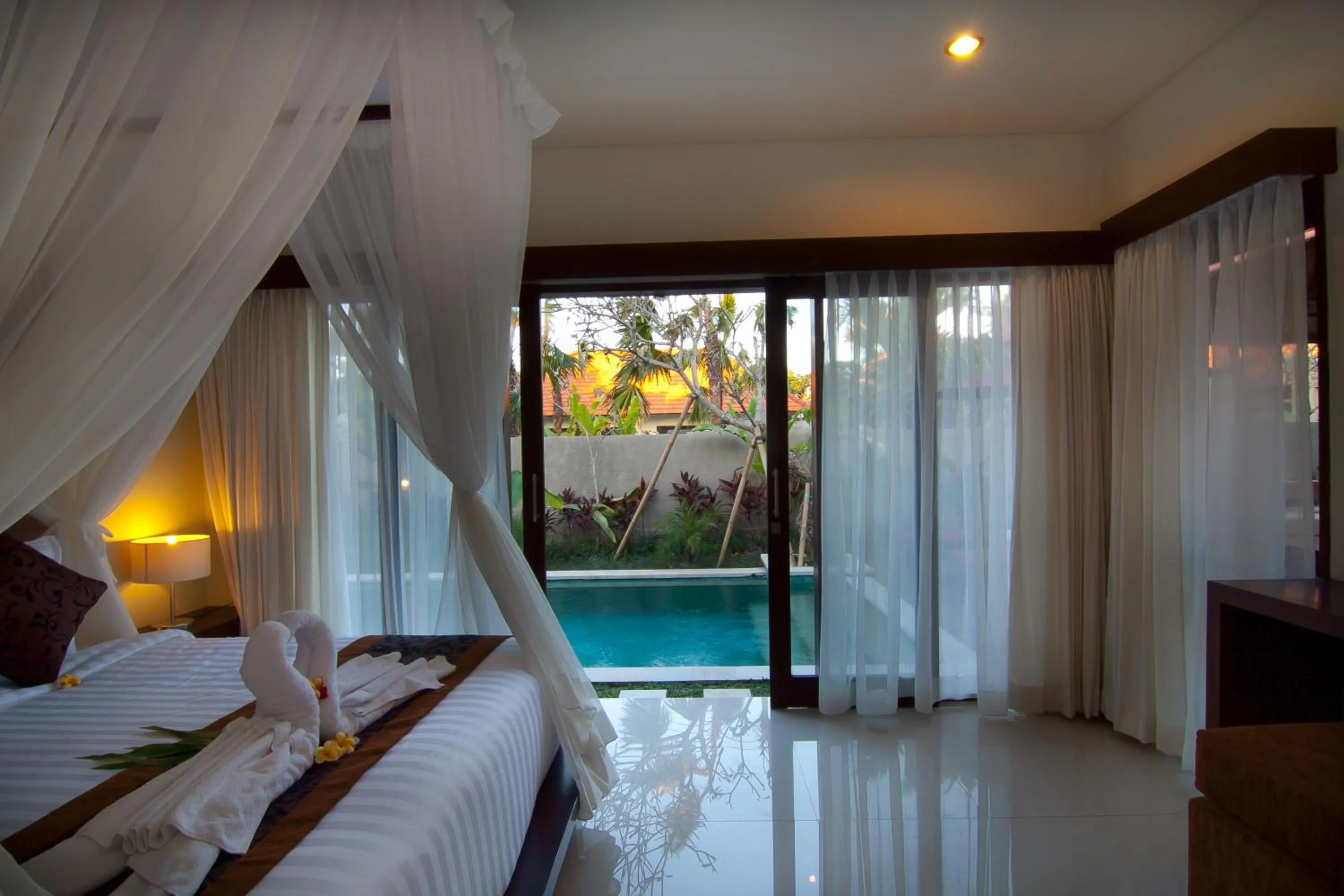 Photo of the whole room, Bed in The Awan Villas Seminyak