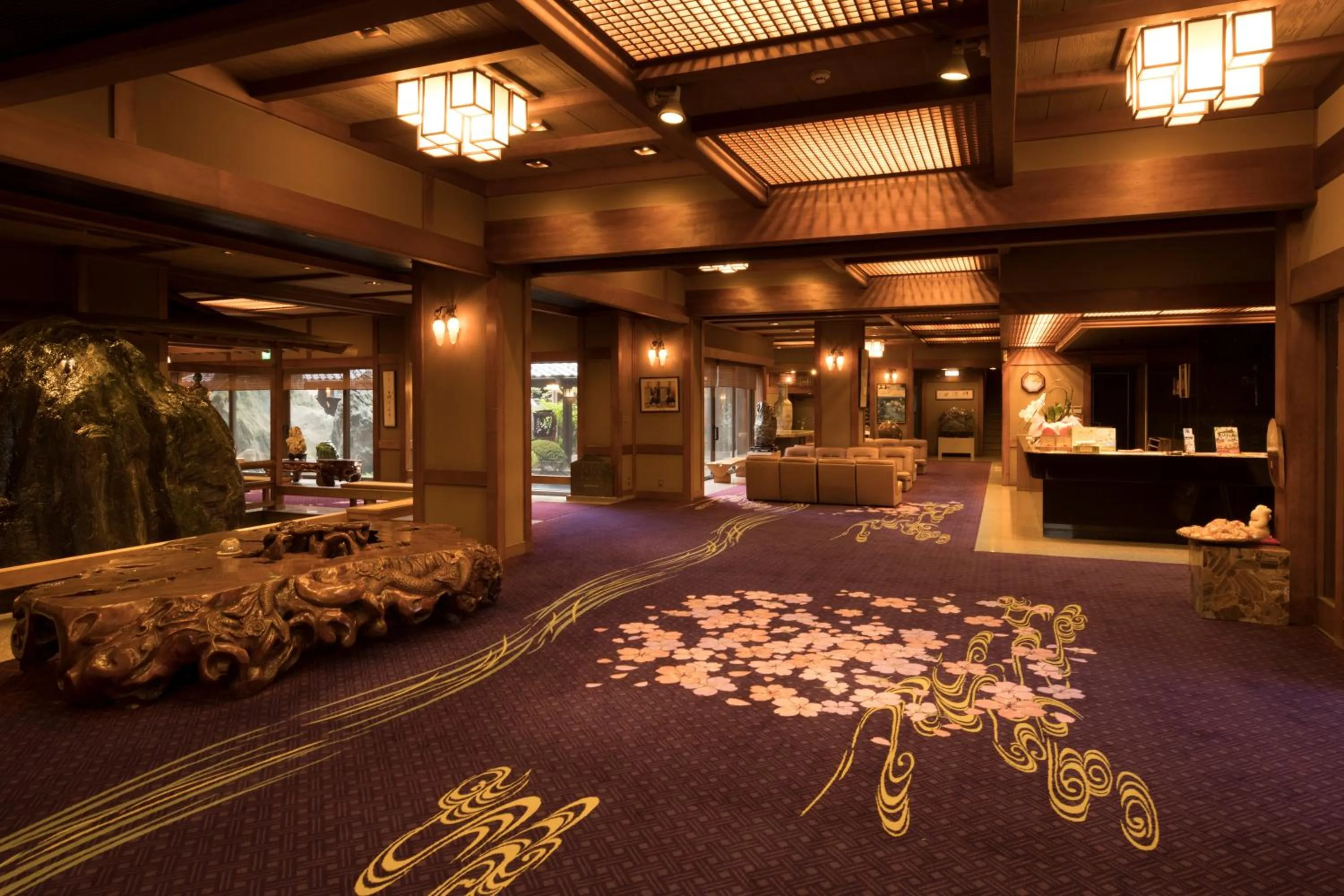 Lobby or reception in Beautiful Japanese Garden Kagetsu