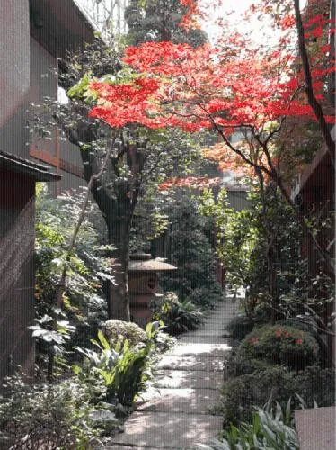 Garden in Beautiful Japanese Garden Kagetsu