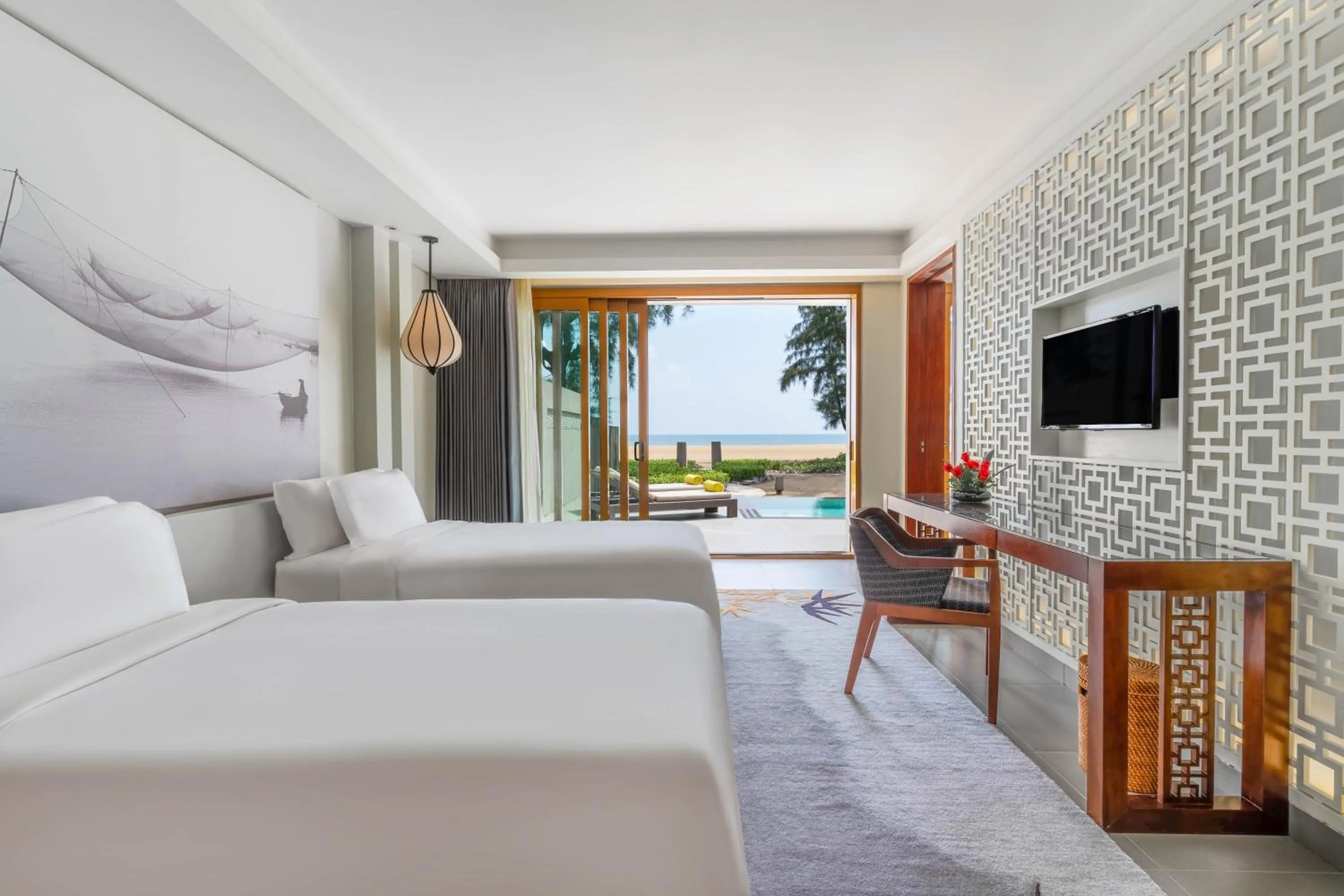 Beachfront Two Bedroom Suite with Private Pool in Angsana Lang Co