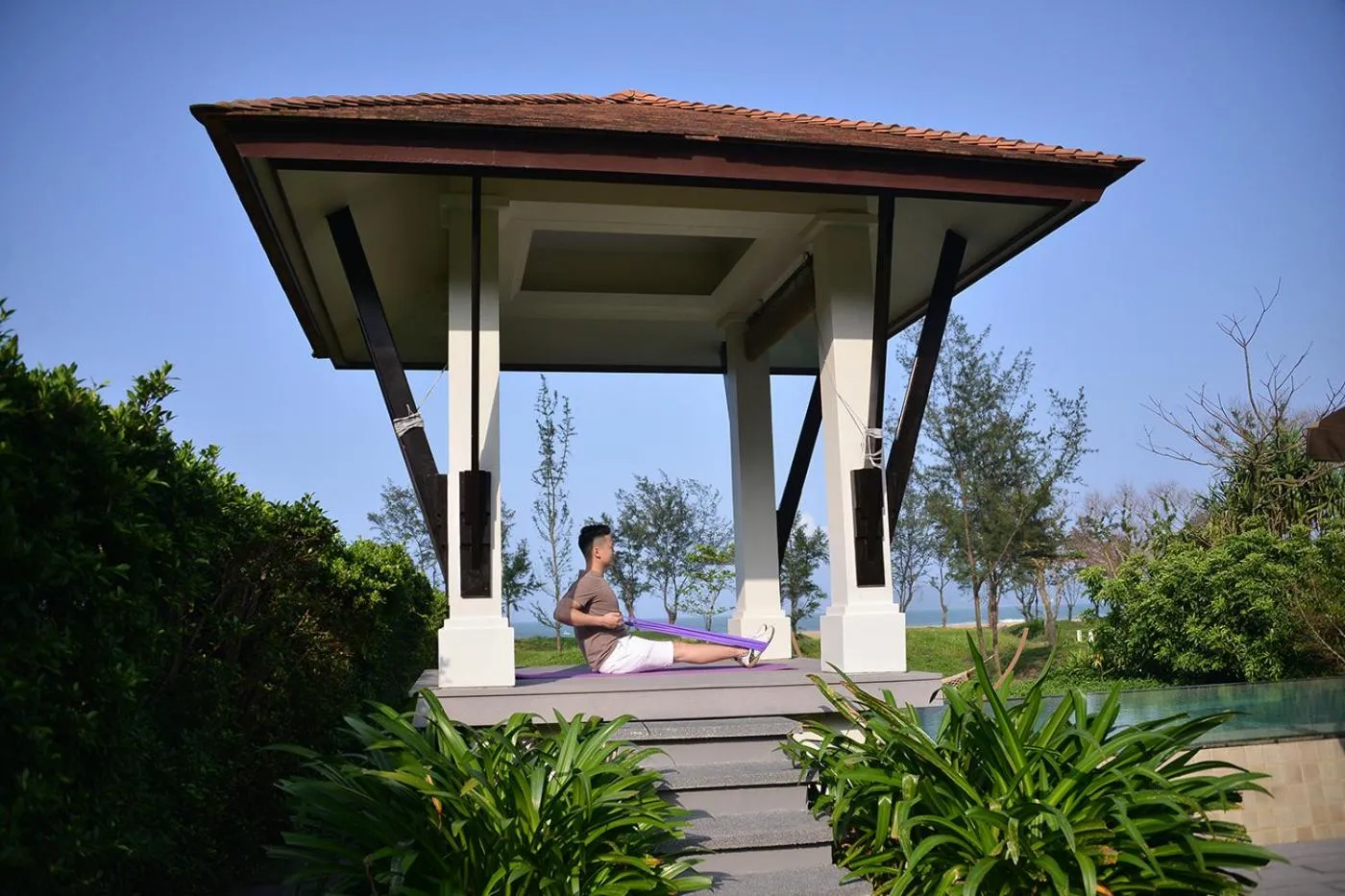 People in Banyan Tree Lang Co