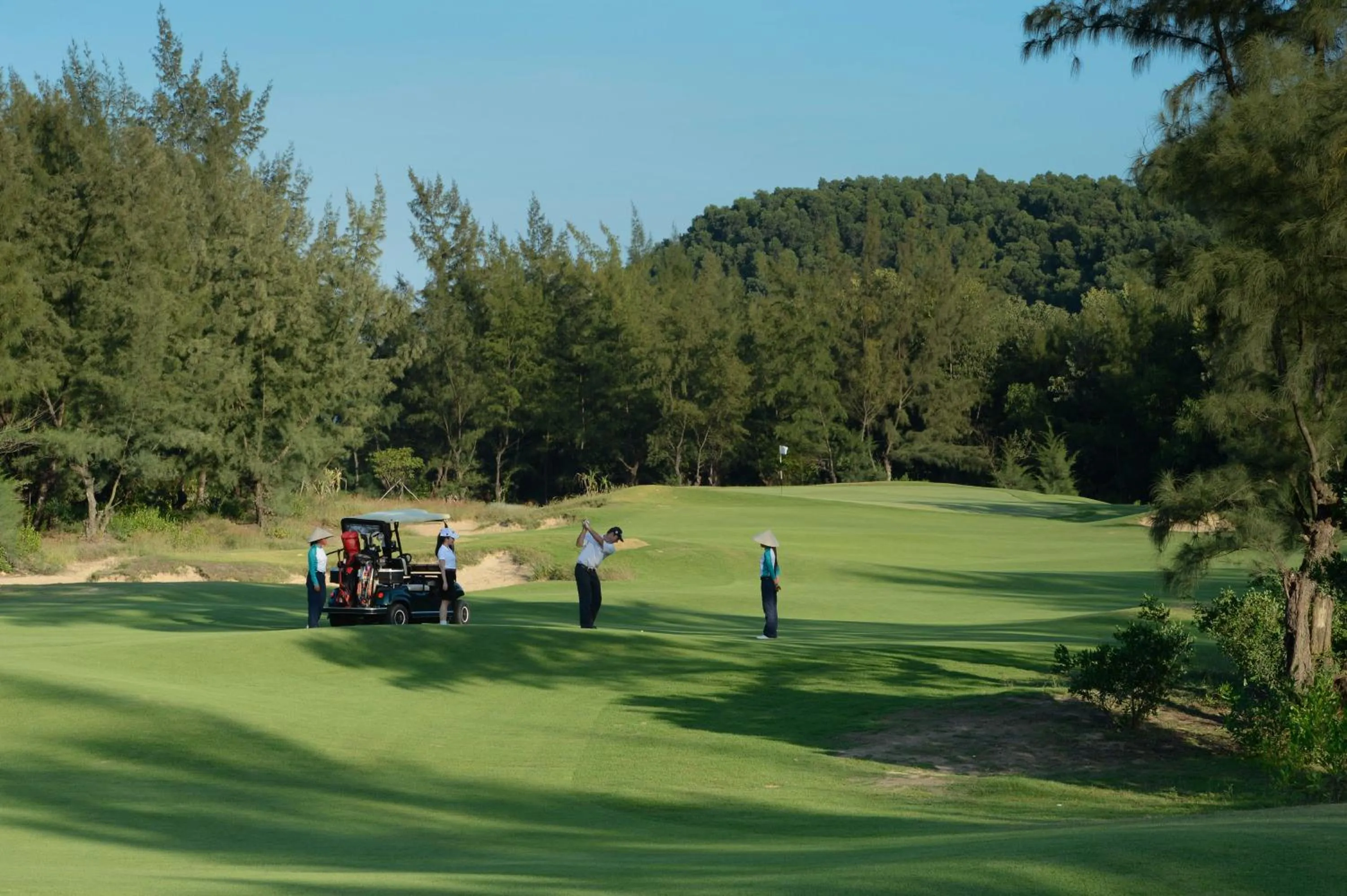 Golfcourse in Banyan Tree Lang Co