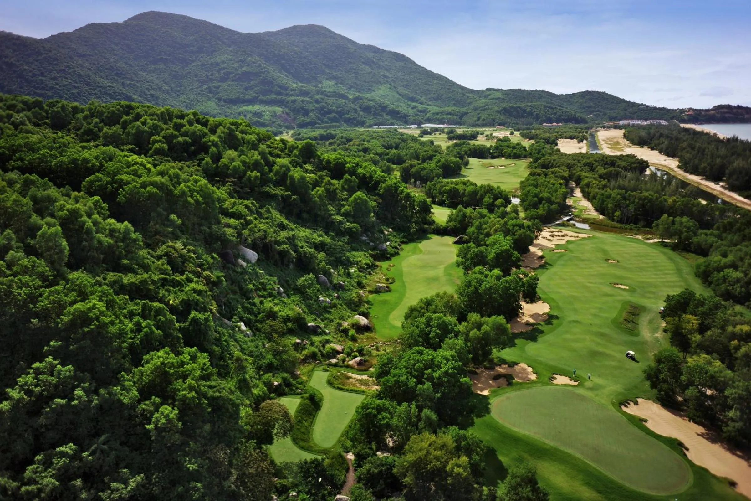 Bird's eye view in Banyan Tree Lang Co