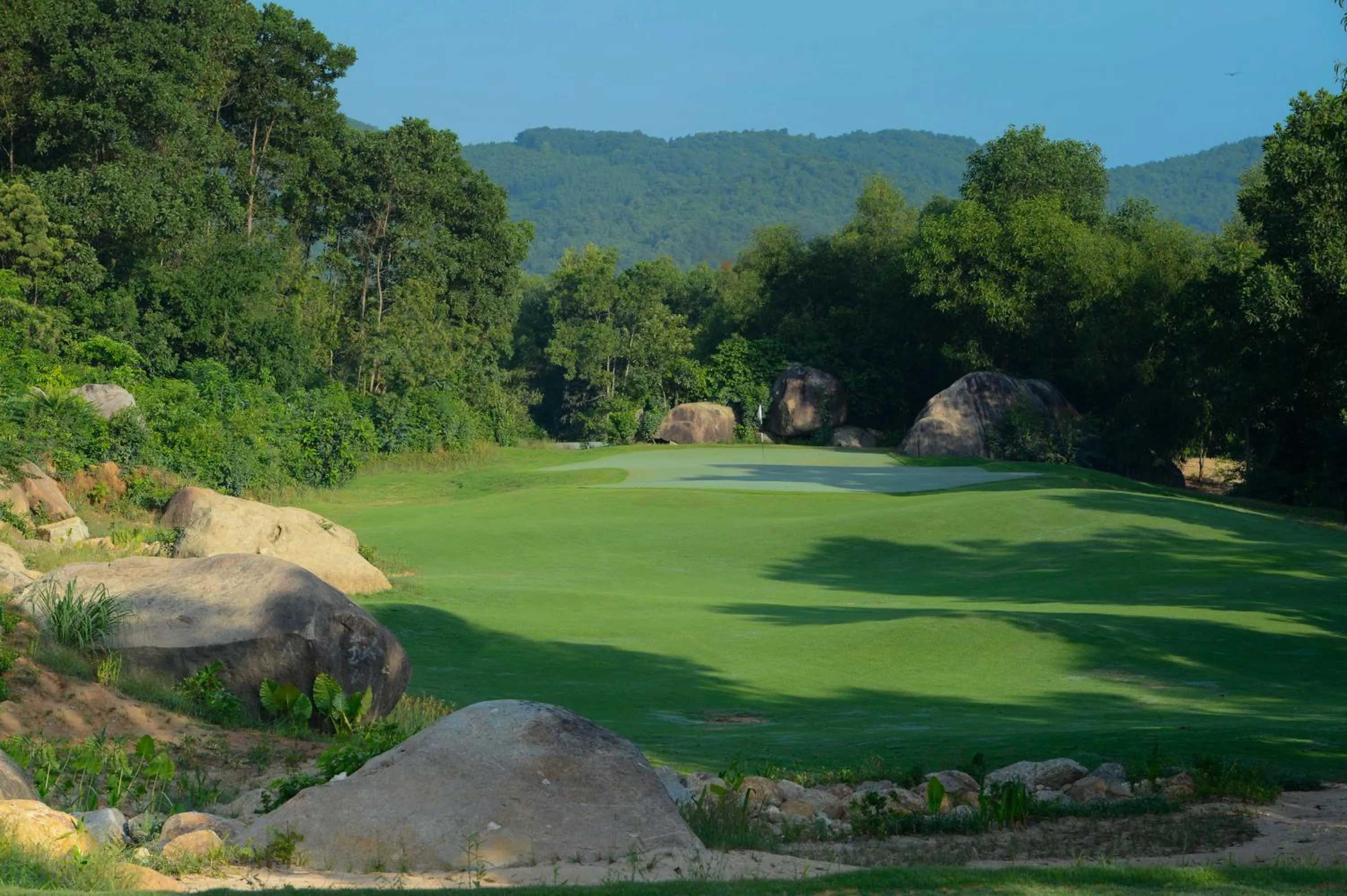 Golfcourse in Banyan Tree Lang Co