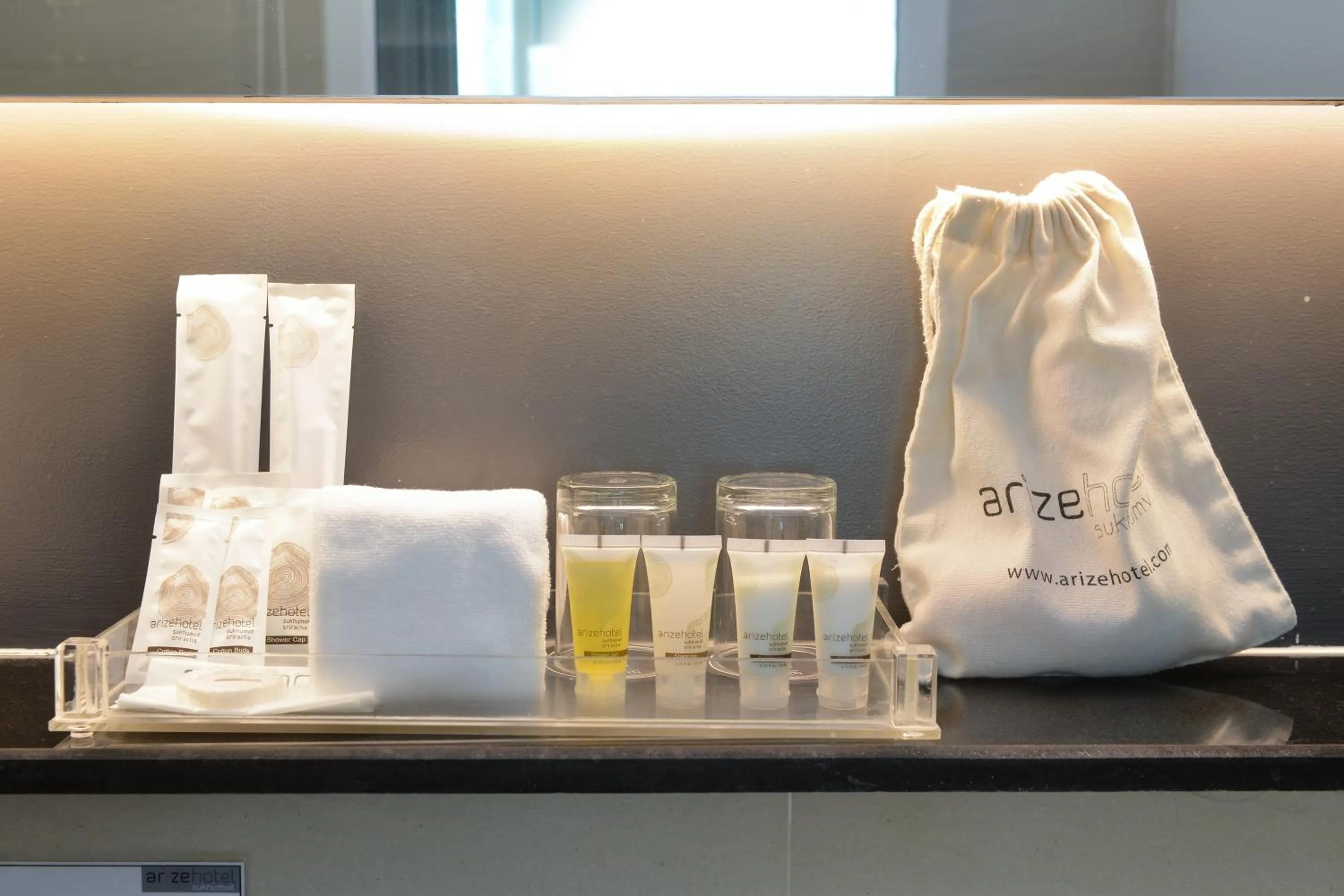 Bathroom in Arize Hotel Sukhumvit