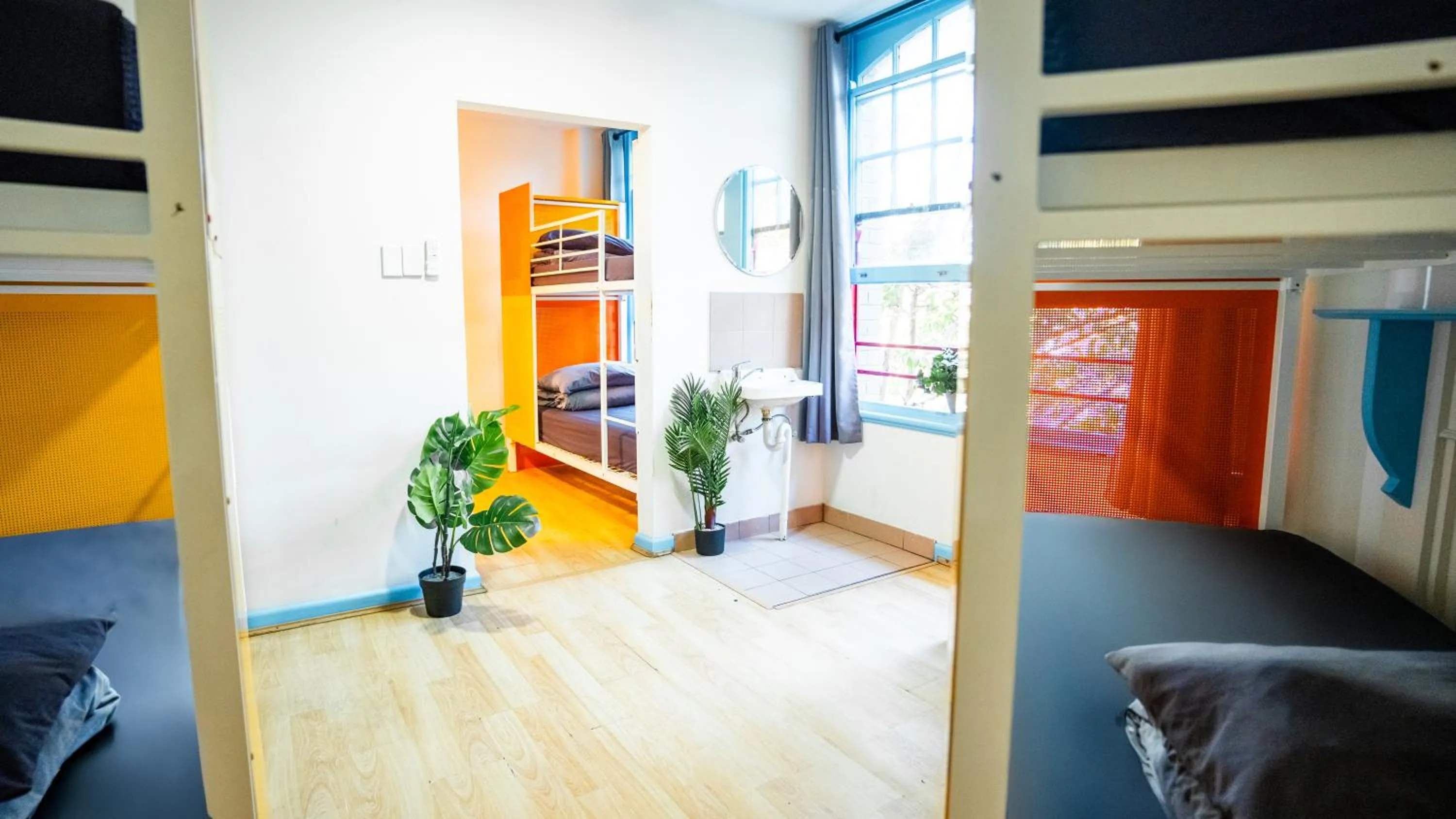 Bed in Mad Monkey Bayswater