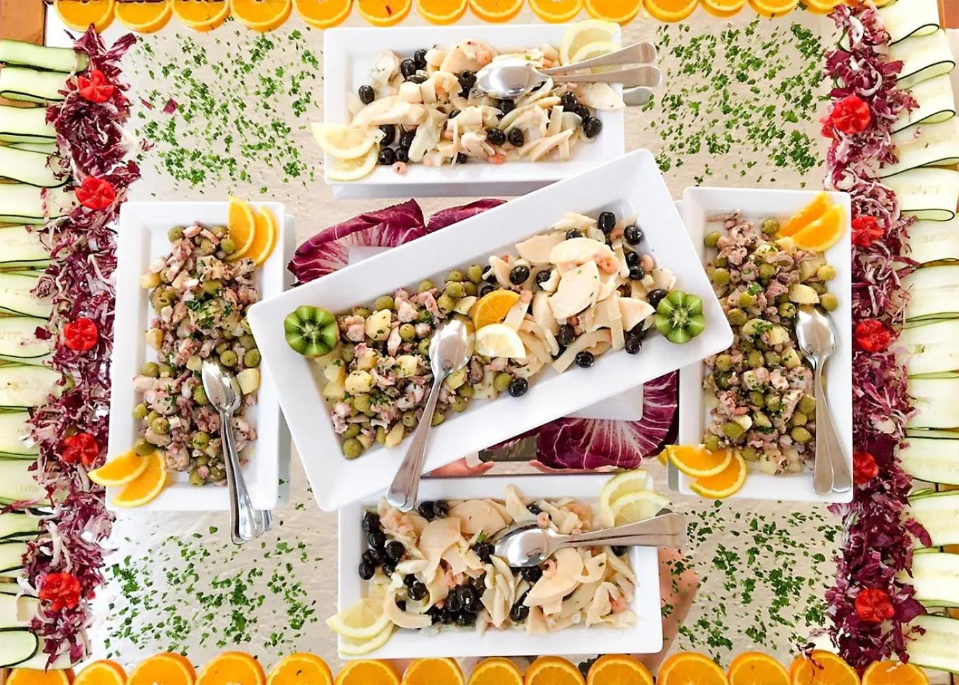 Food in Club Hotel Cormorano