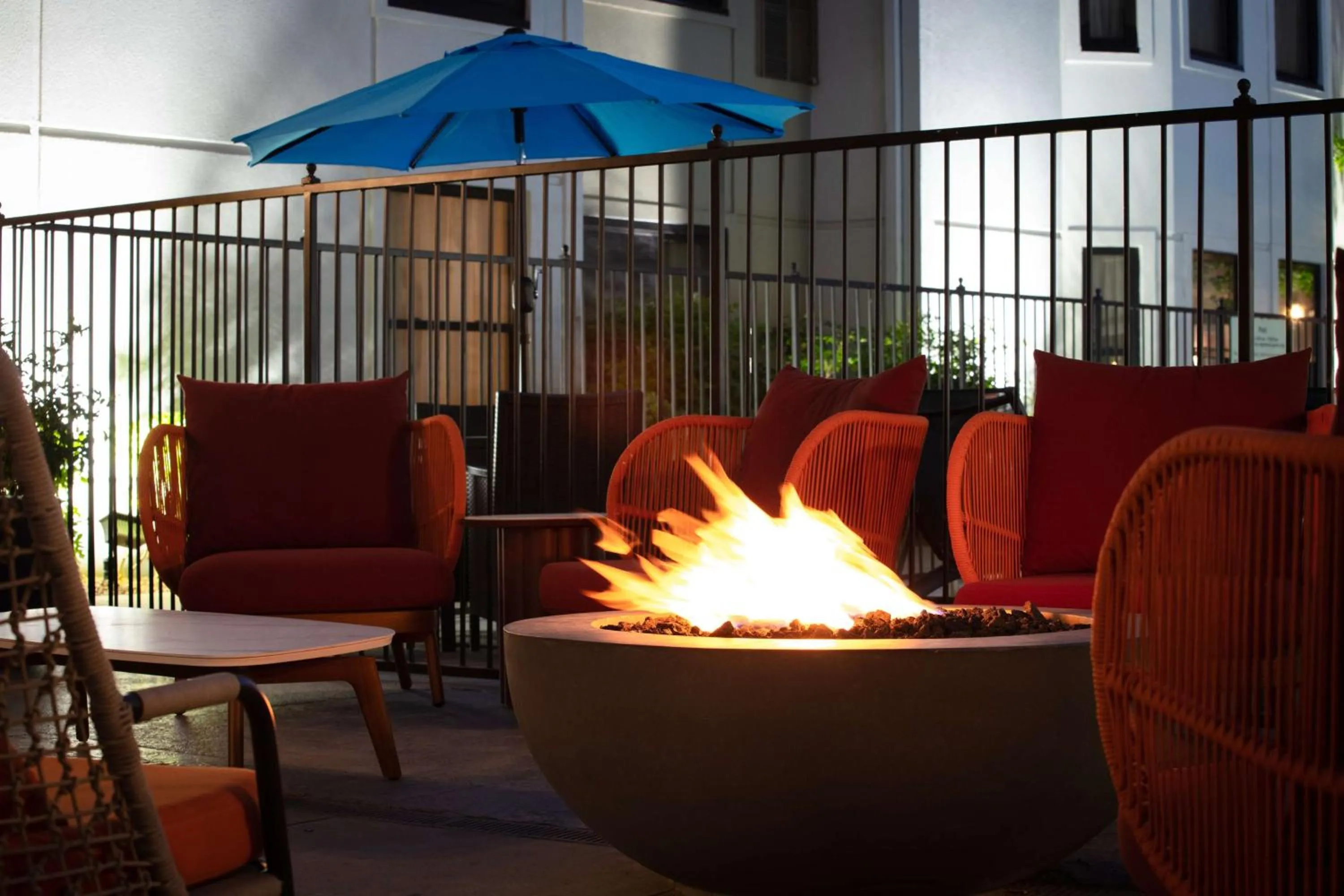 Patio in Hampton Inn & Suites El Paso-Airport