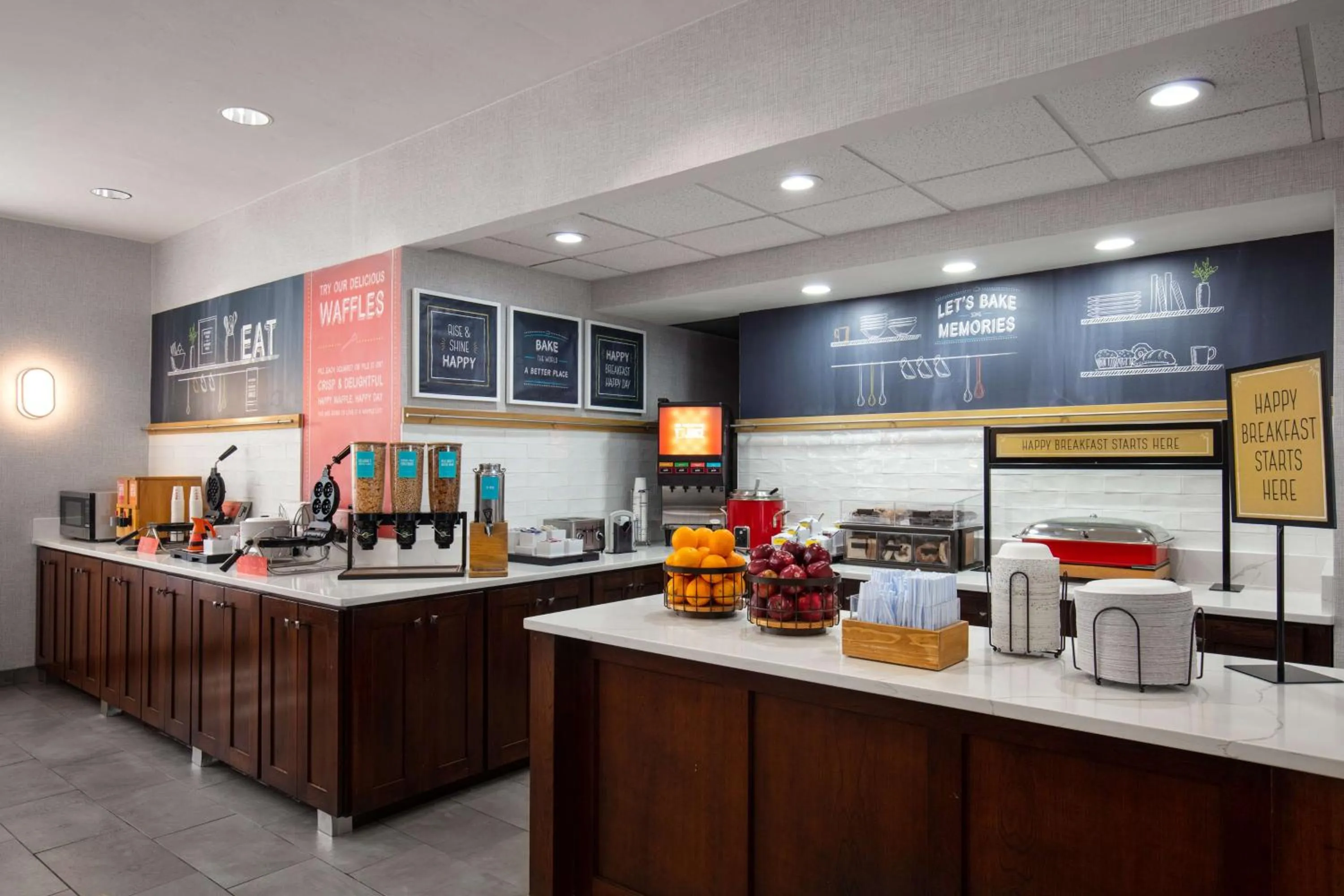 Breakfast in Hampton Inn & Suites El Paso-Airport