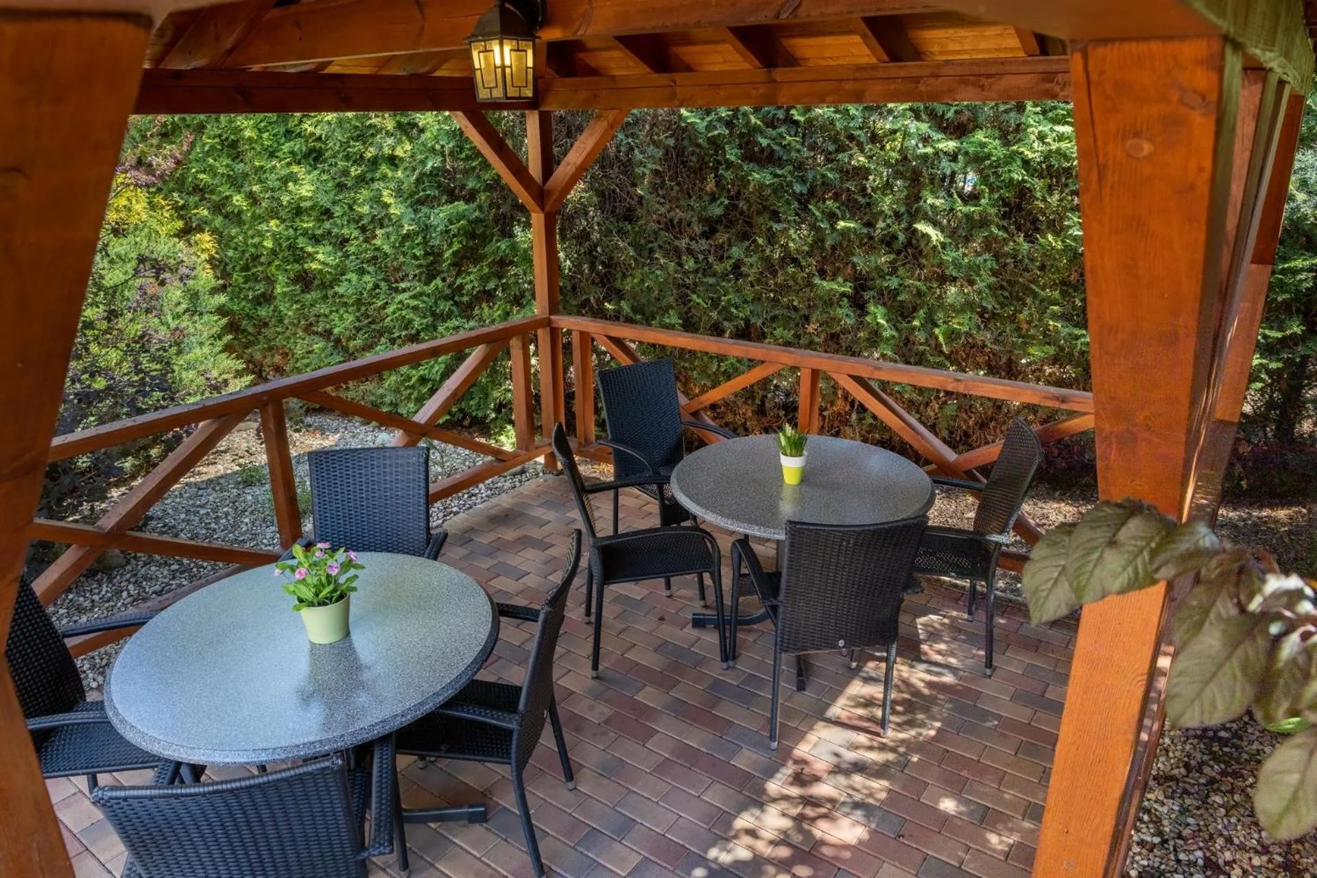 Garden in Hotel Kanarek