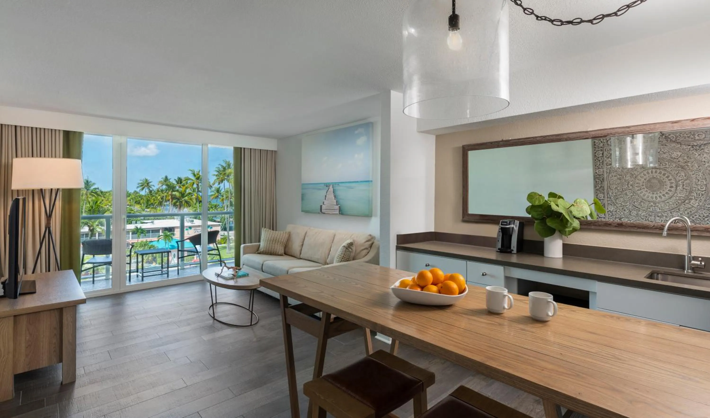 Living room in Amara Cay Resort
