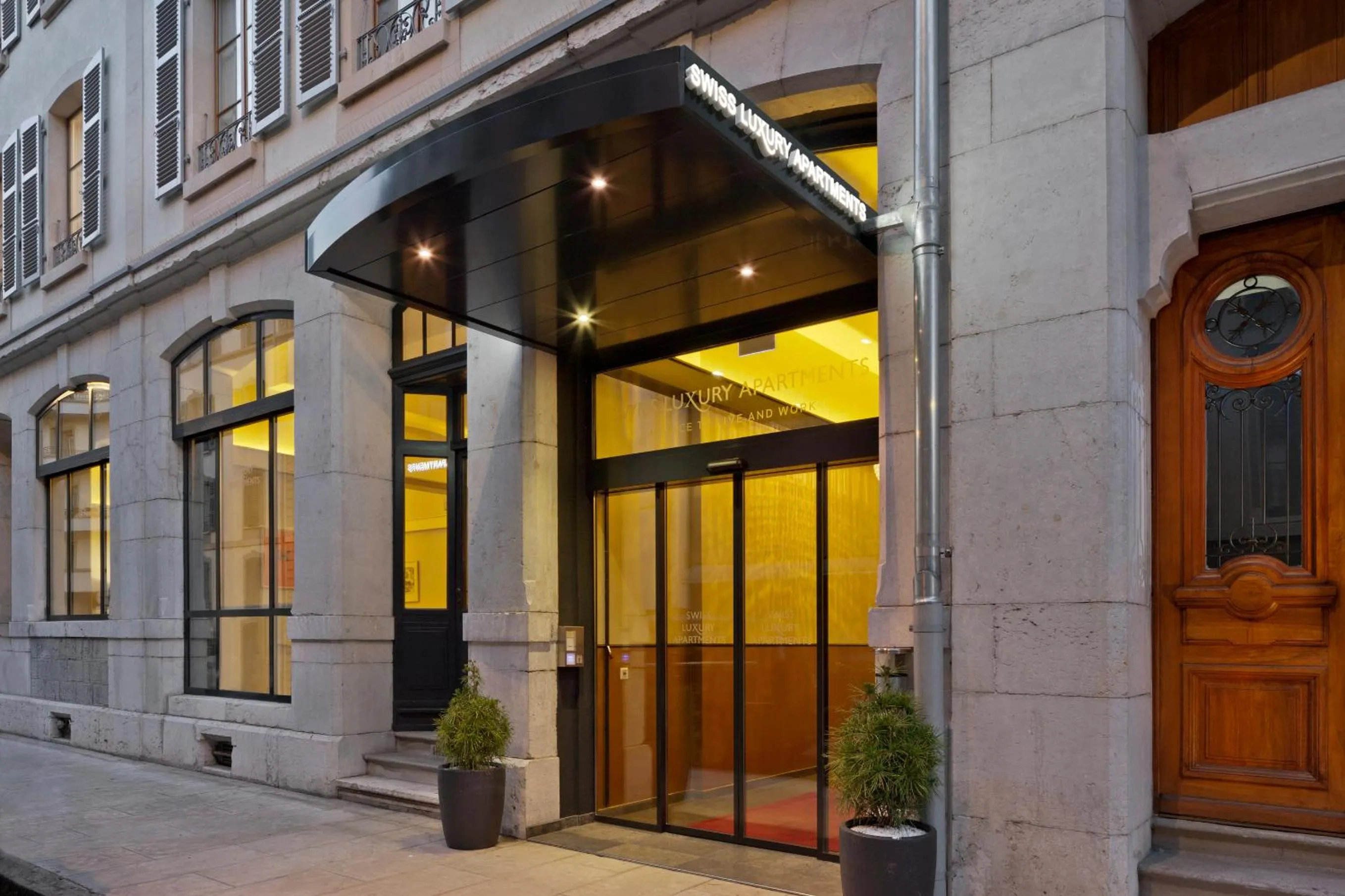 Facade/entrance in Swiss Luxury Apartments Geneva