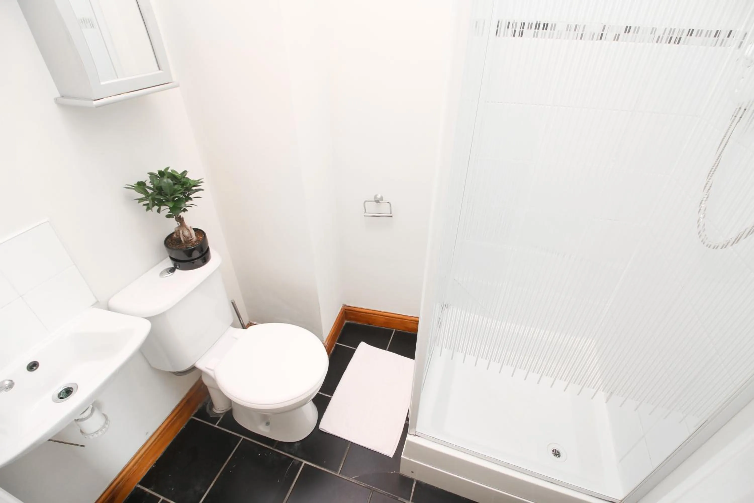 Bathroom in Studio Flat near Liverpool st & Shoreditch London.