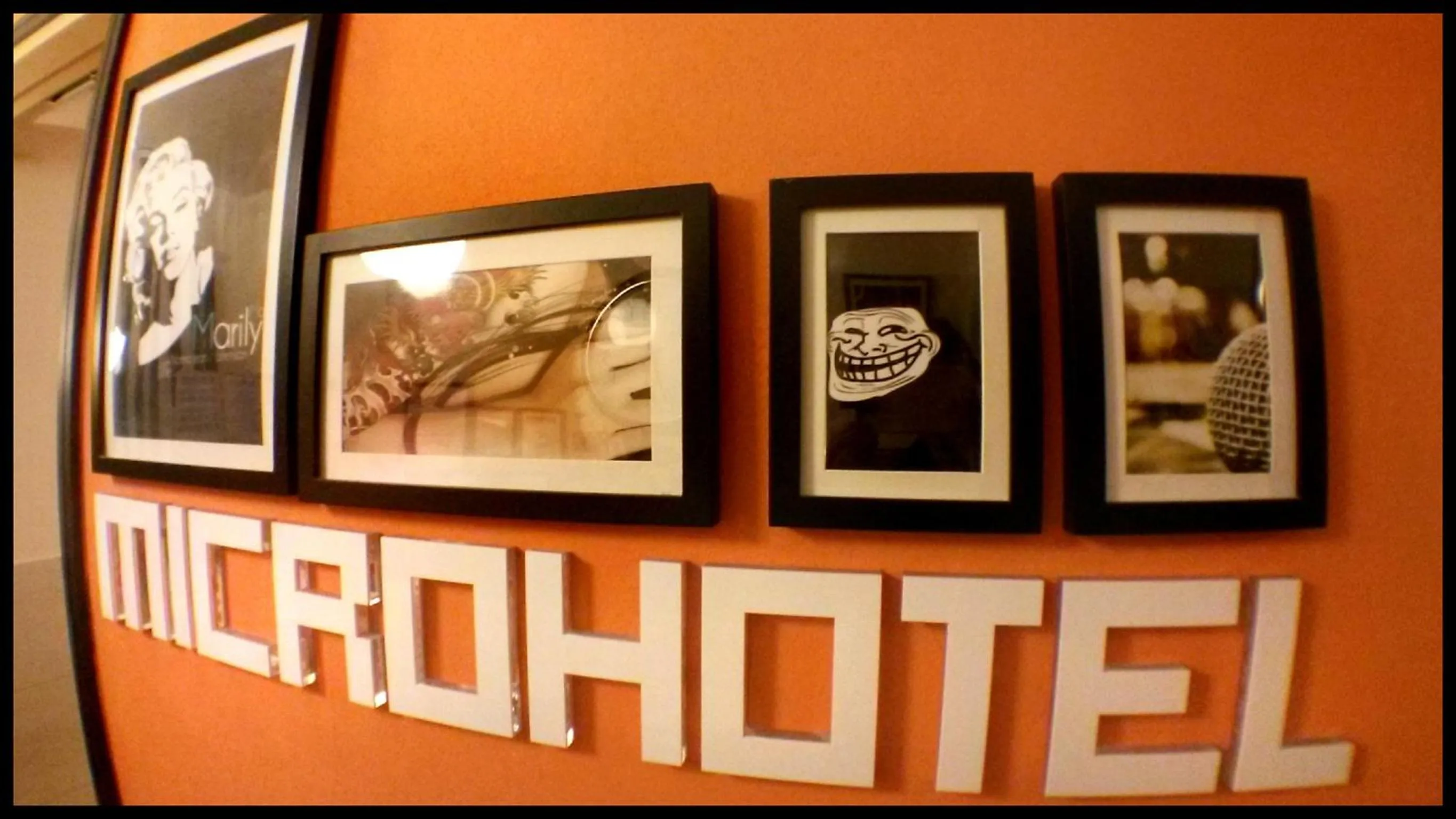 Decorative detail in Micro Hotel