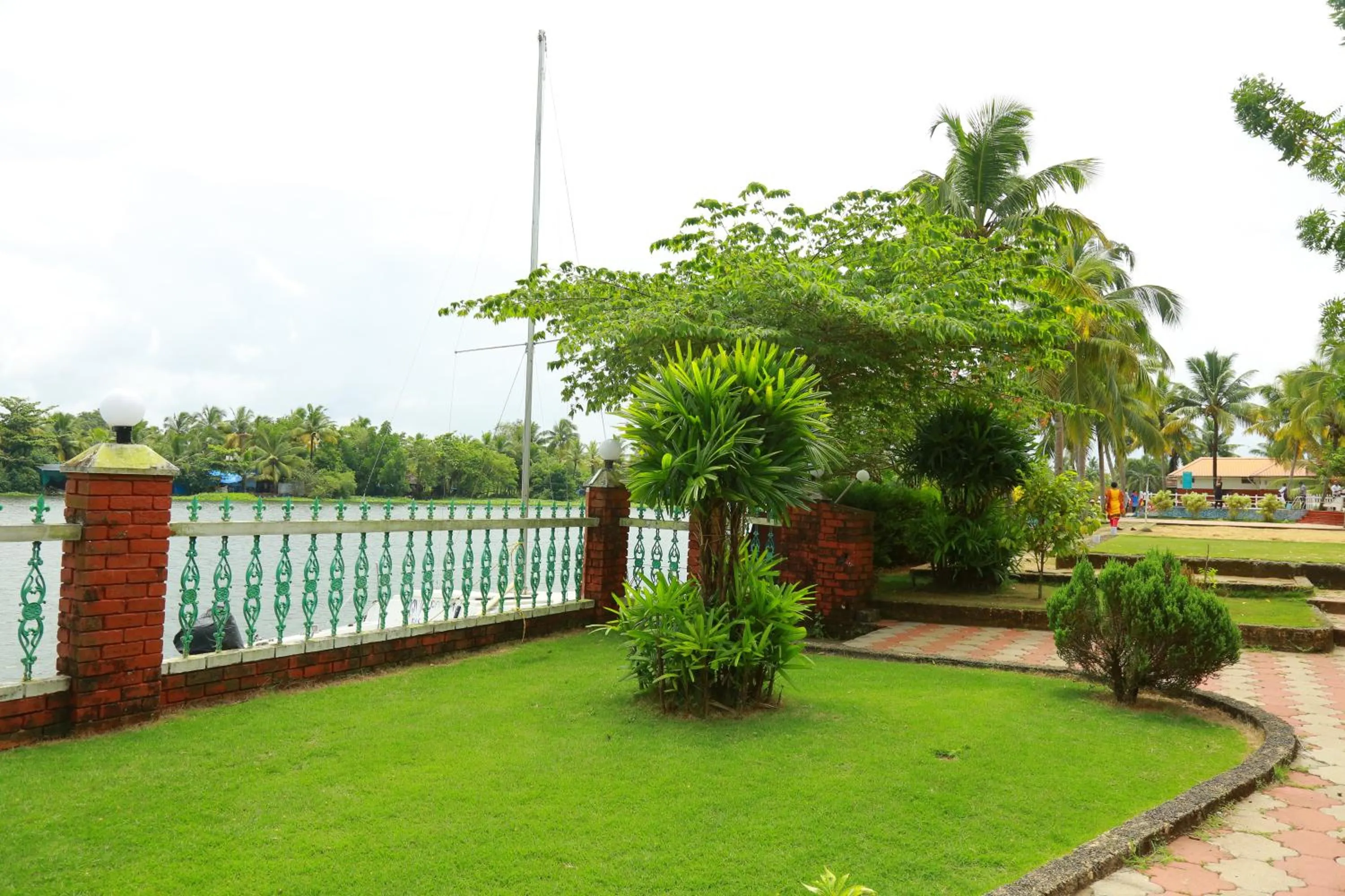 Garden view in Kalathil Lake Resort