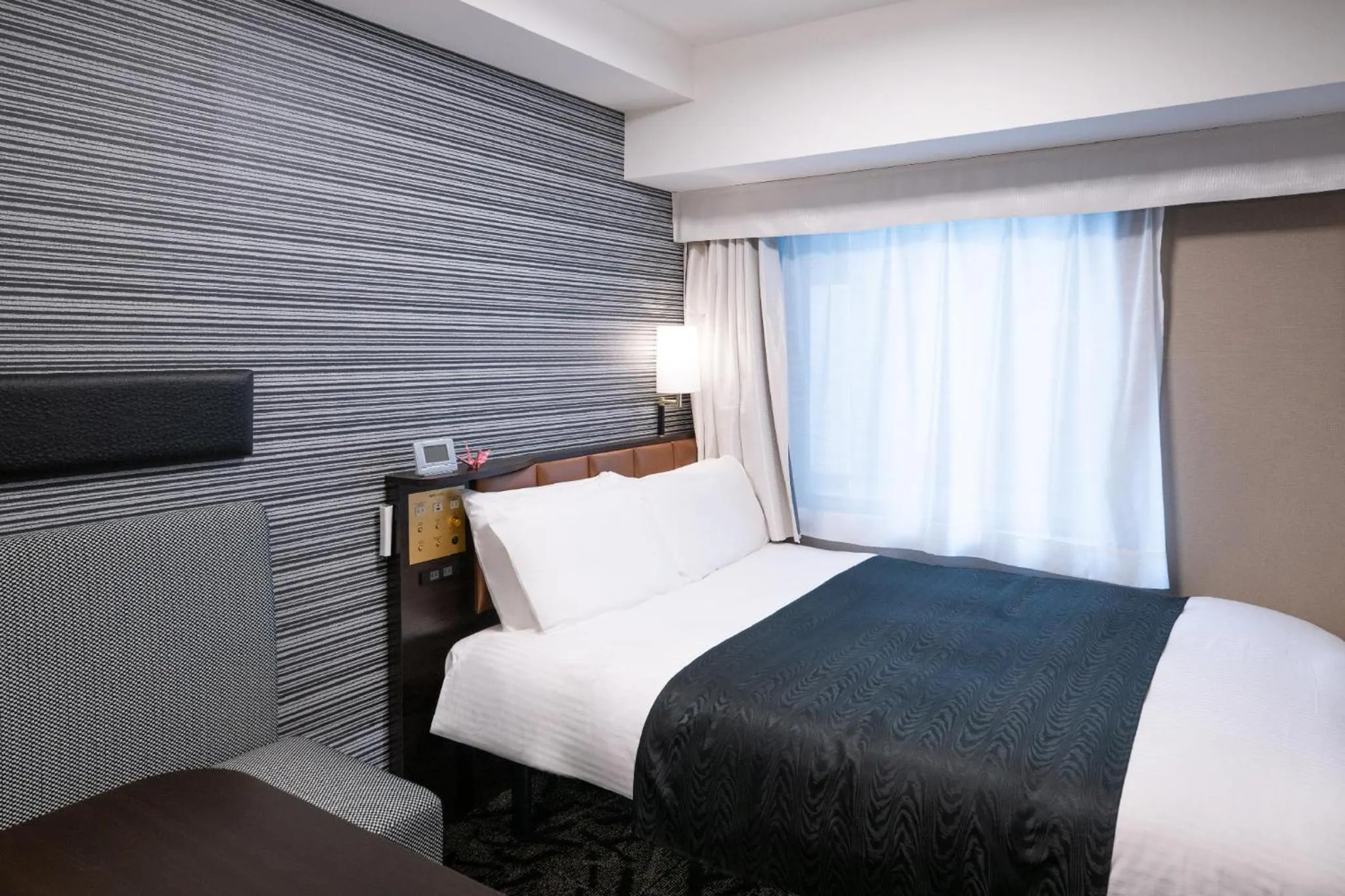 Bed in APA Hotel Higashi Shinjuku Ekimae