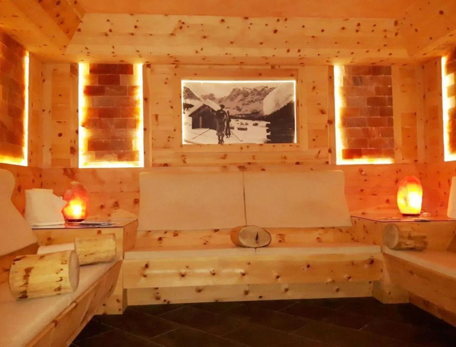 Sauna in Hotel Patrizia Dolomites Glamour