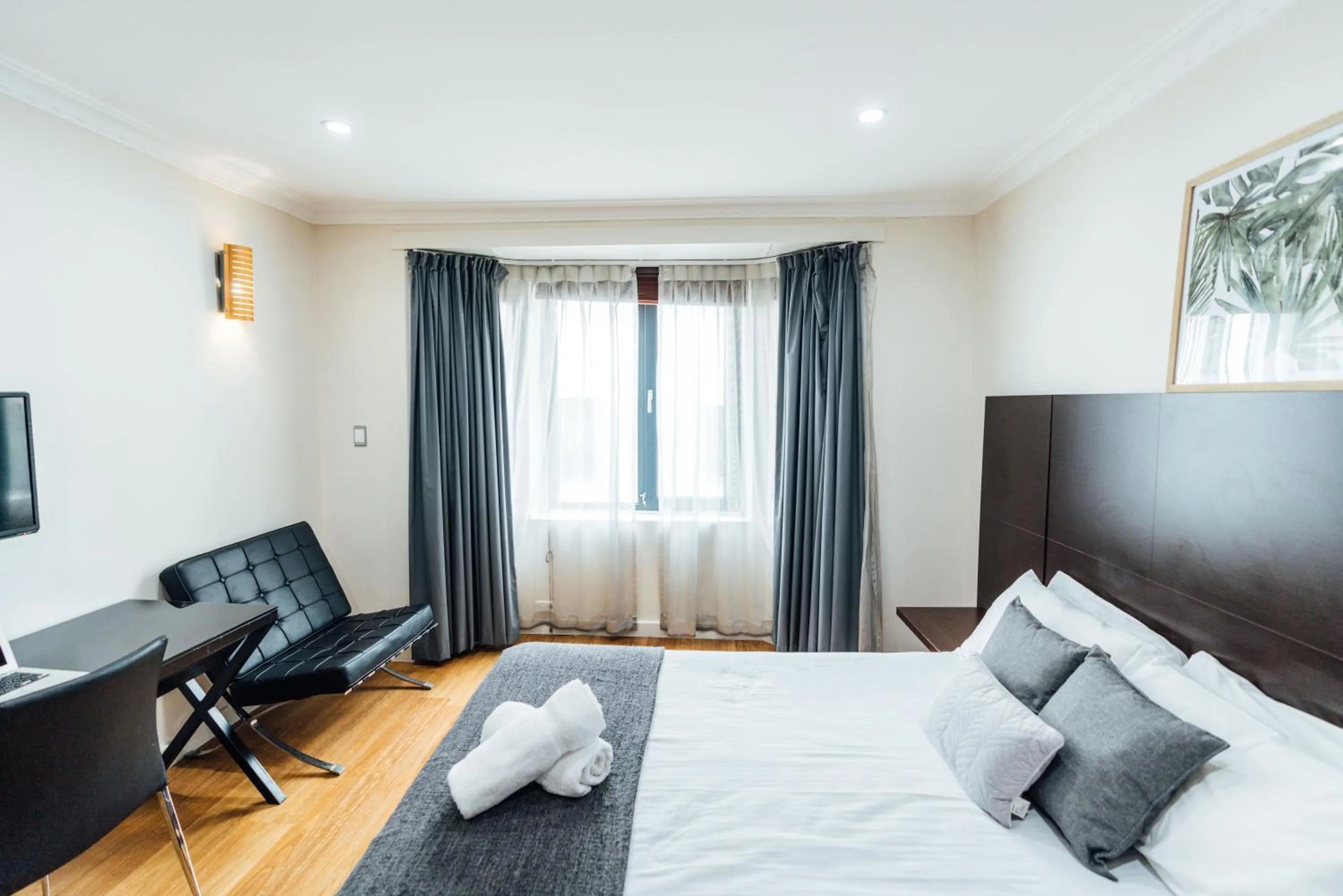 Bed in UNO Hotel Sydney