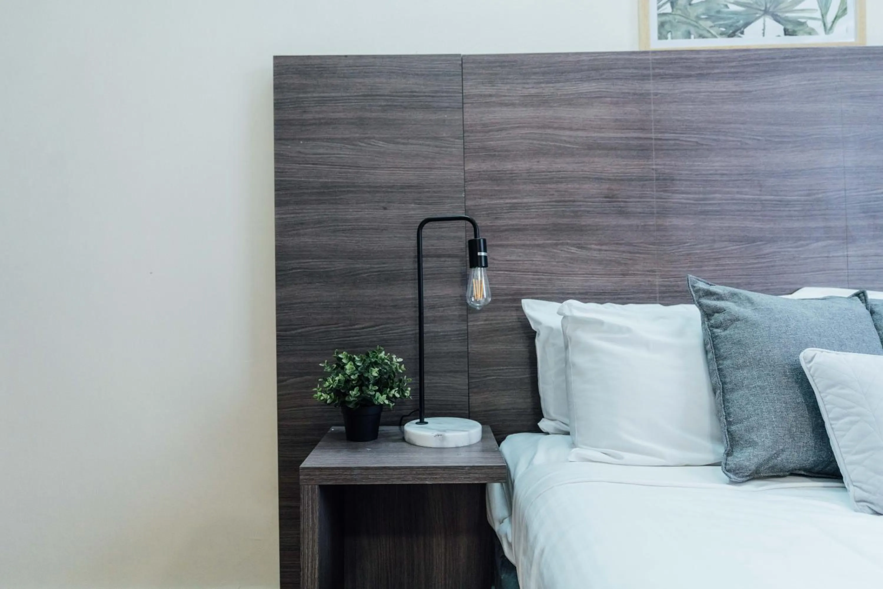 Bed in UNO Hotel Sydney