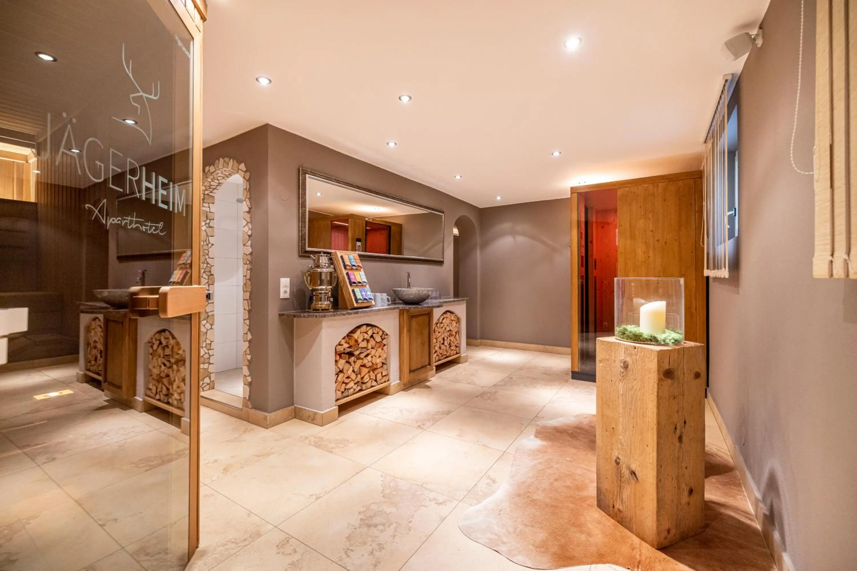 Sauna in Aparthotel Jägerheim