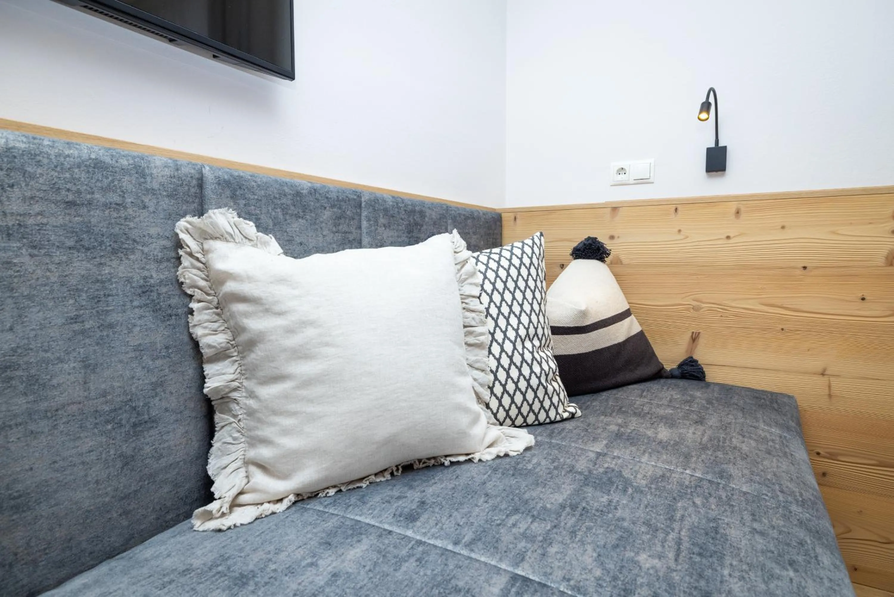 Bed in Aparthotel Jägerheim