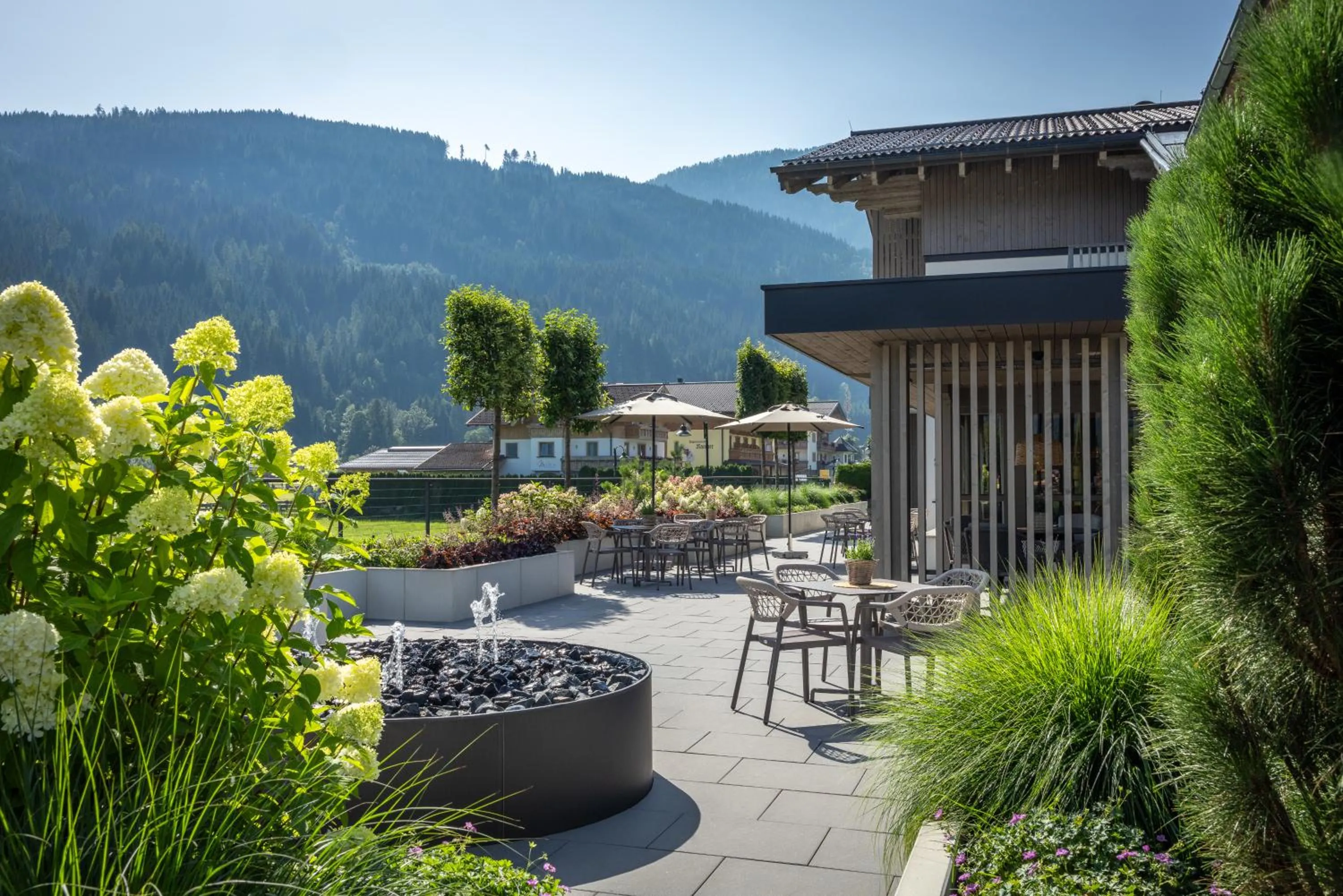 Garden in Aparthotel Jägerheim