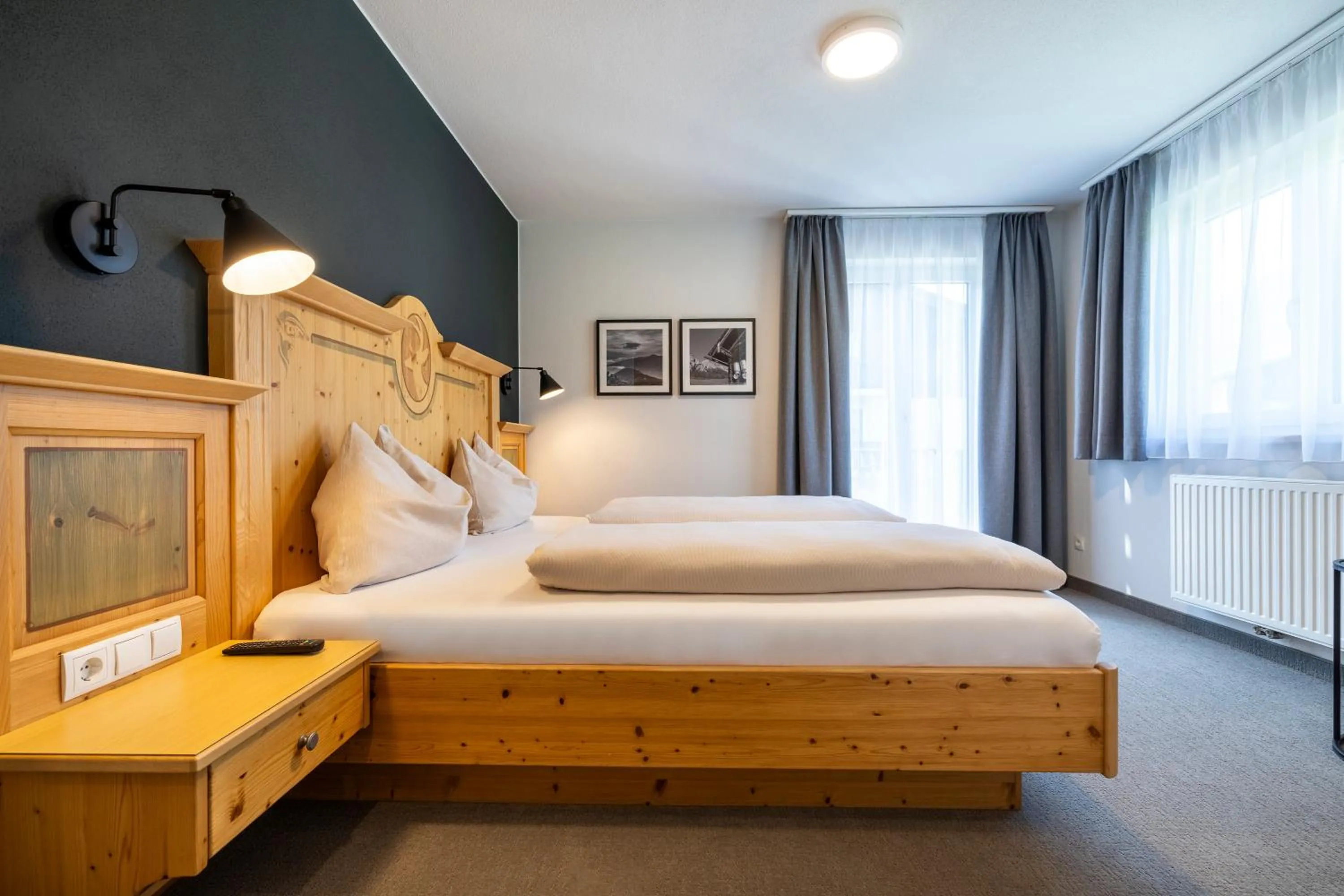 Bed in Aparthotel Jägerheim