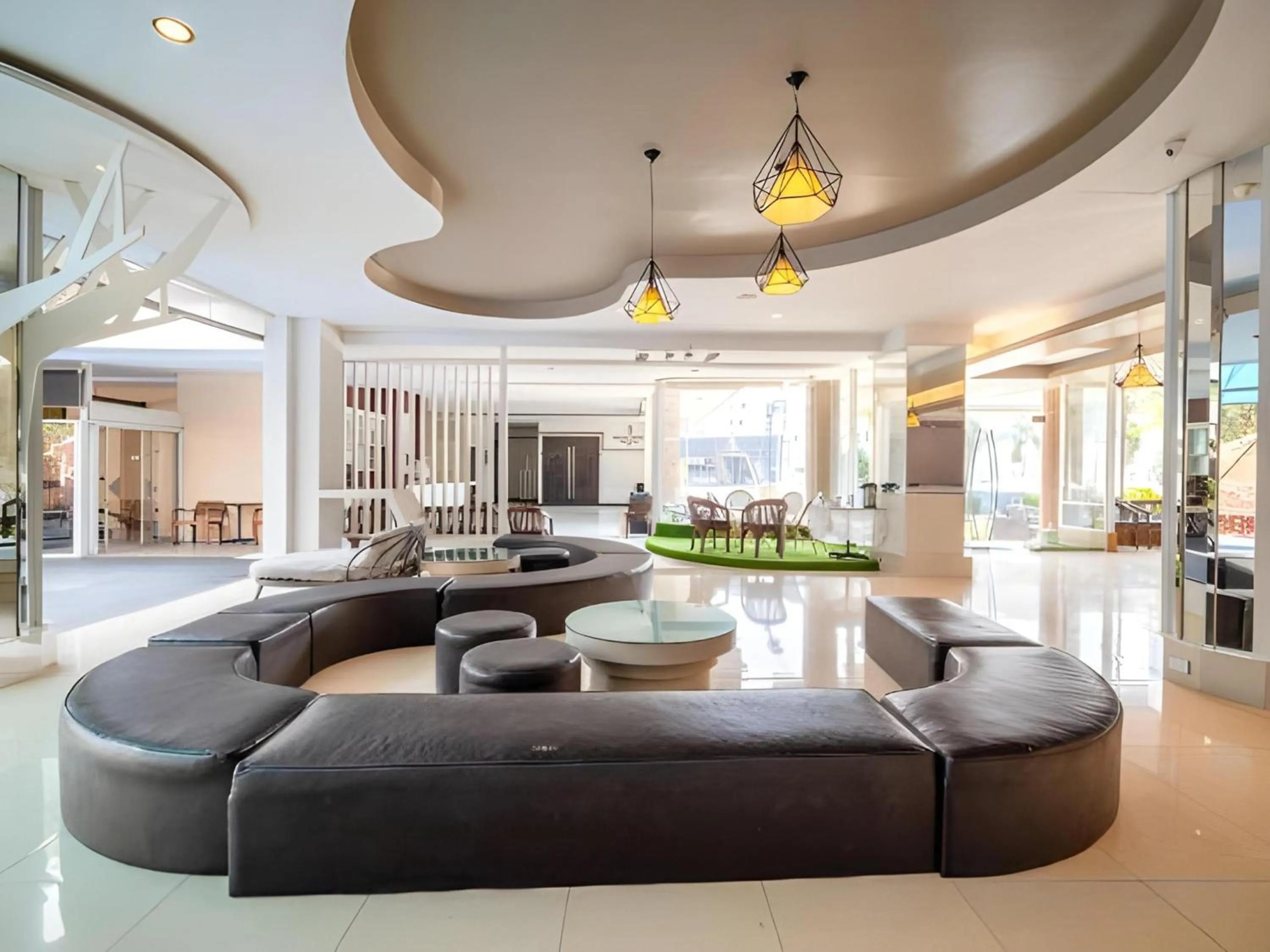 Seating area in Sunday JA Plus Hotel