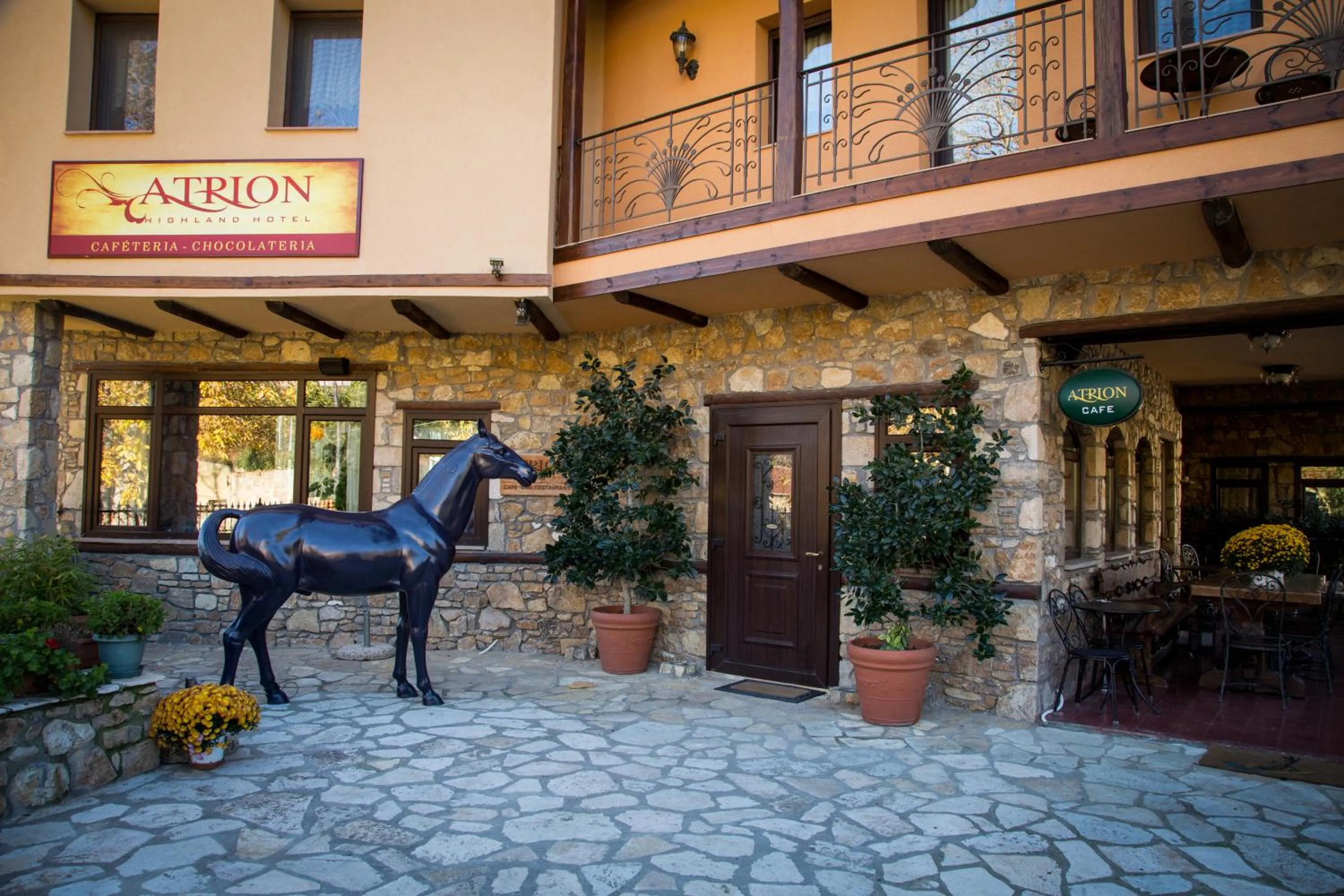 Facade/entrance in Atrion Highland Hotel