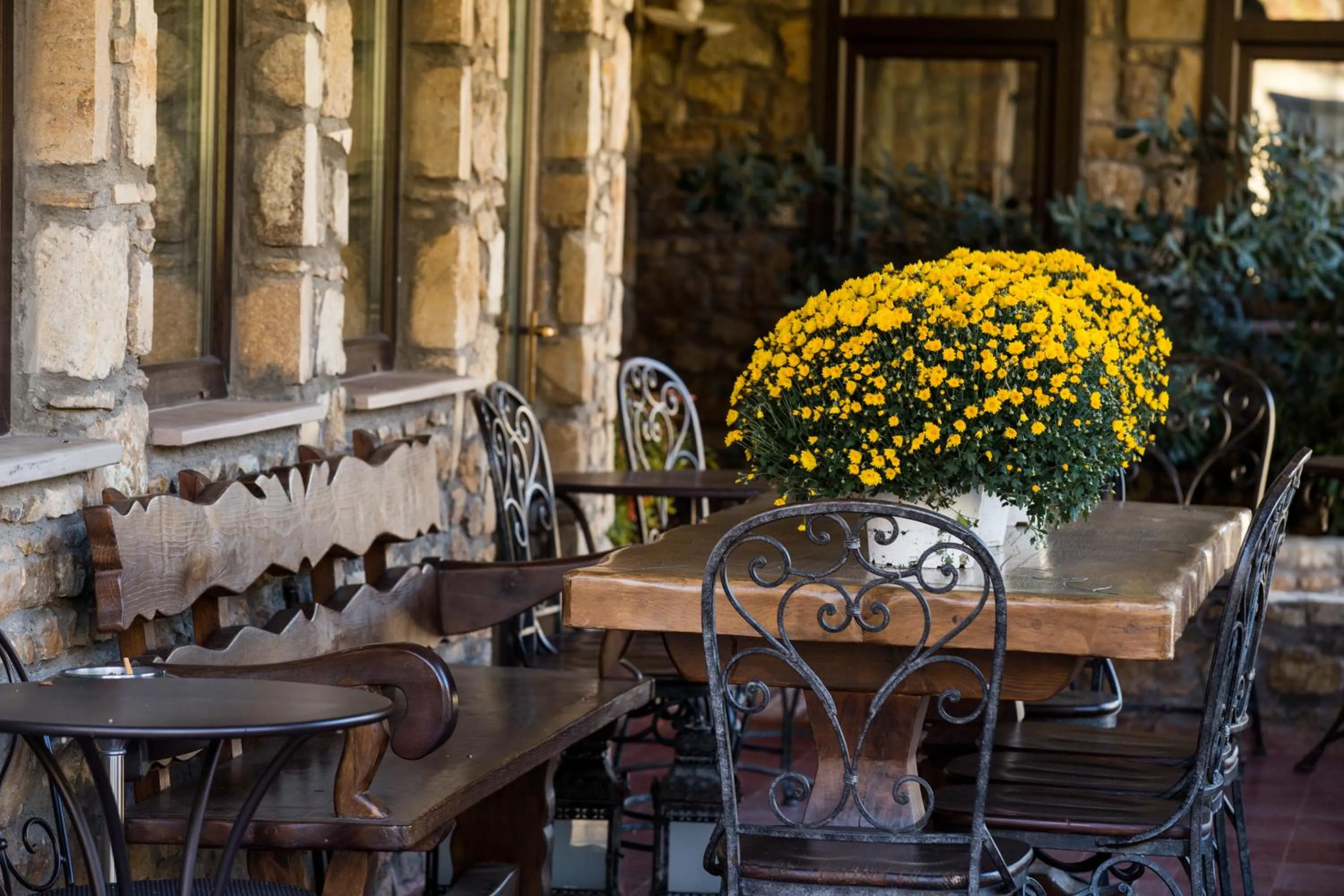 Decorative detail in Atrion Highland Hotel